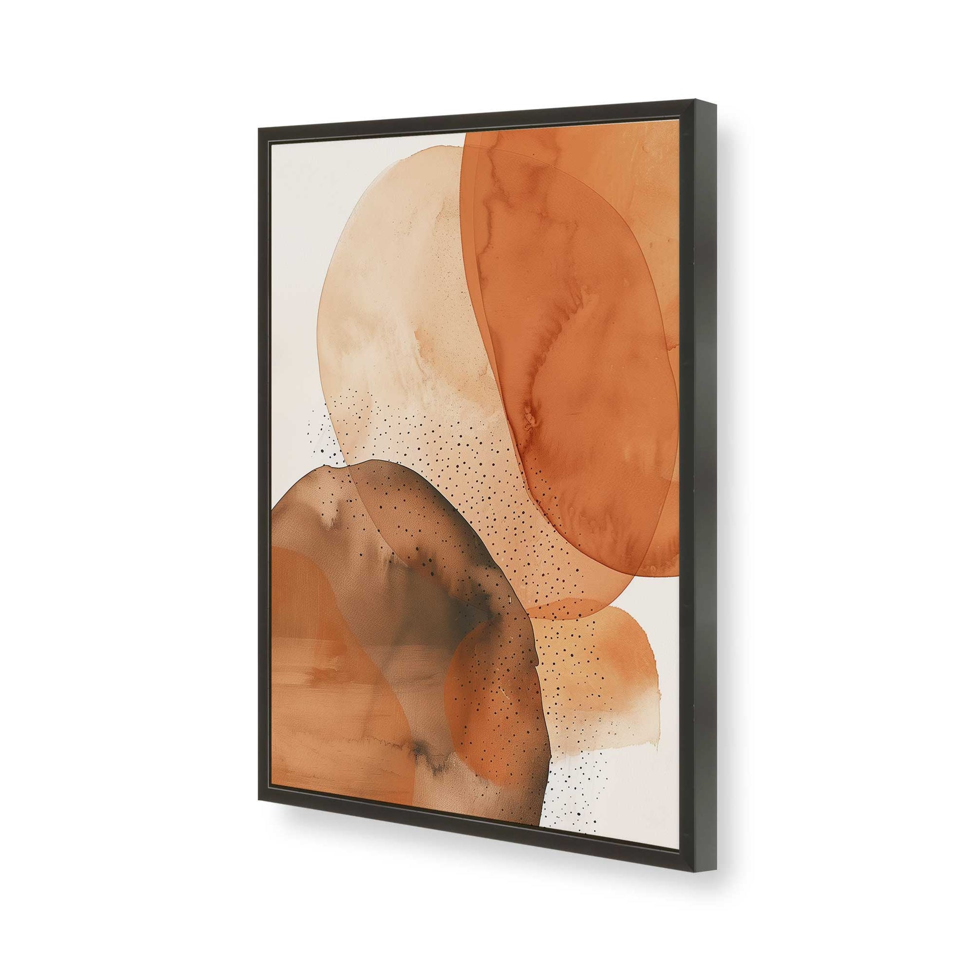 [Color:Satin Black], Picture of art in a Satin Black frame of the corner