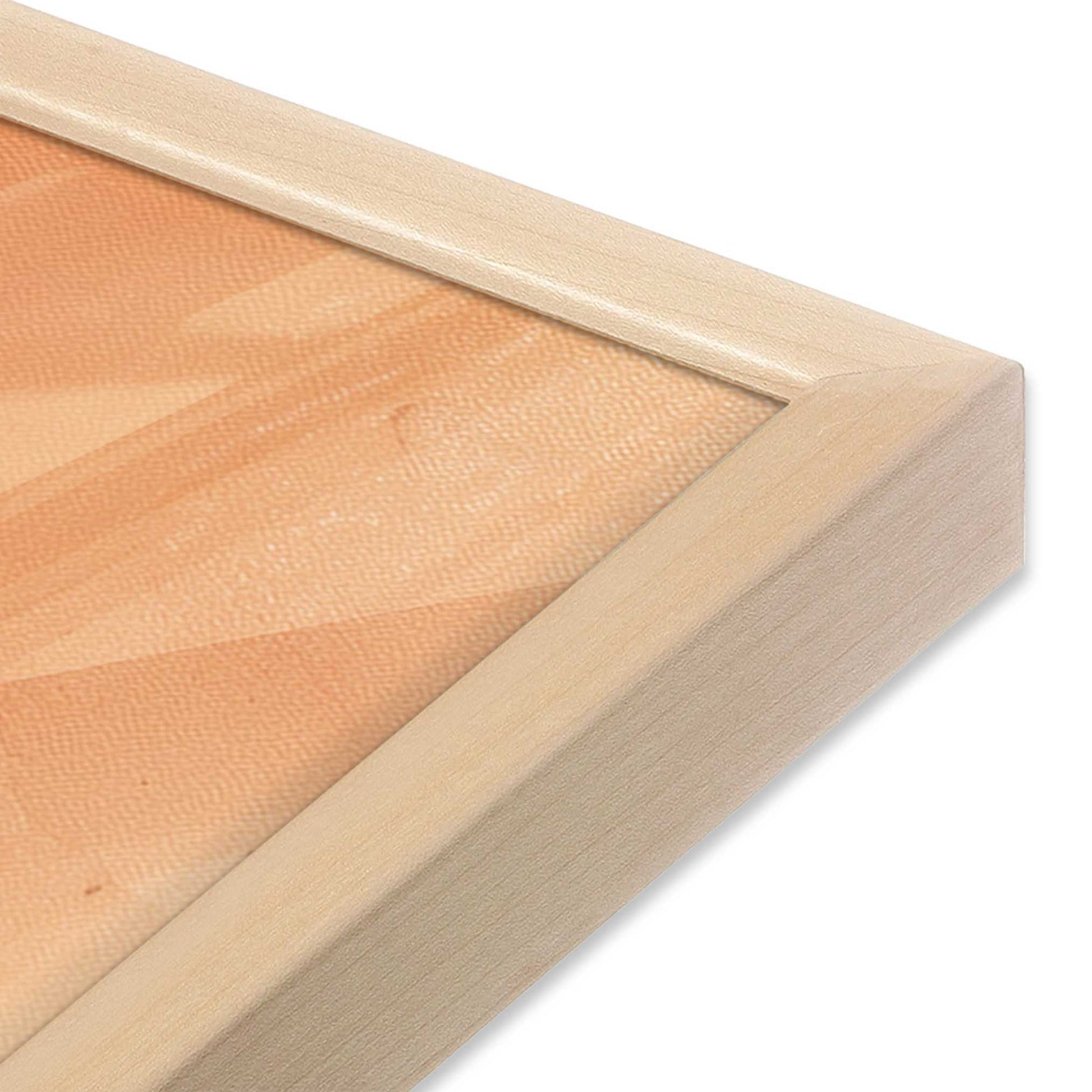 [Color:Raw Maple], Picture of art in a Raw Maple frame at an angle