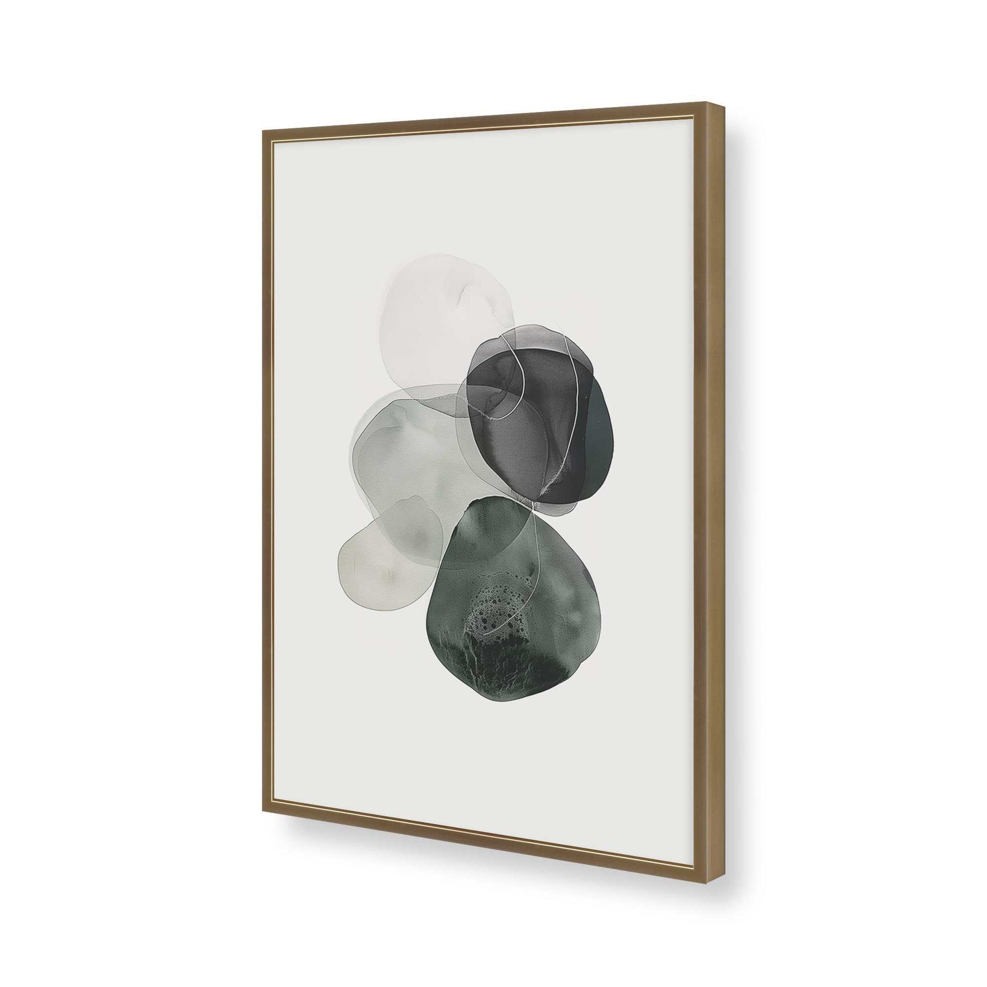 [Color:Brushed Gold], Picture of art in a Brushed Gold frame of the corner