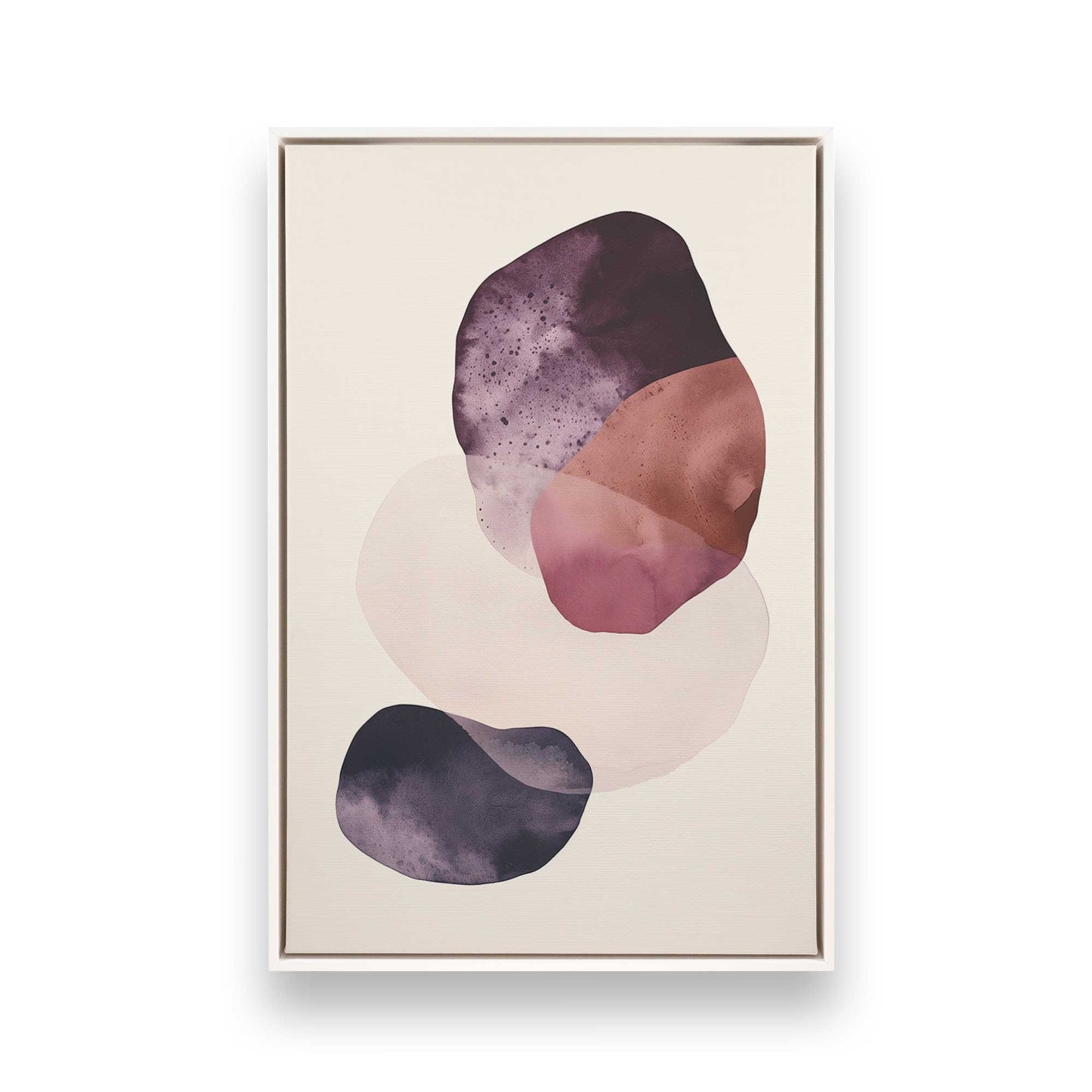 [Color:Opaque White], Picture of art in a White frame