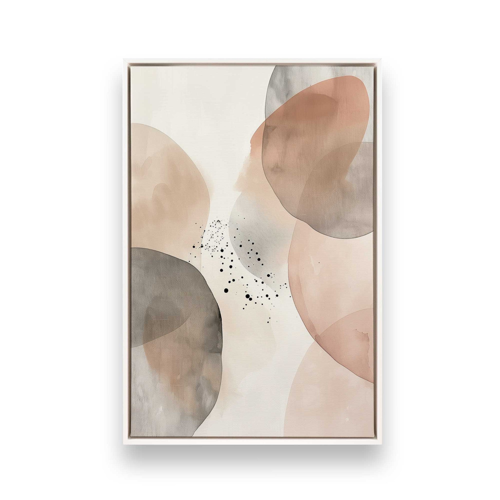 [Color:Opaque White], Picture of art in a White frame