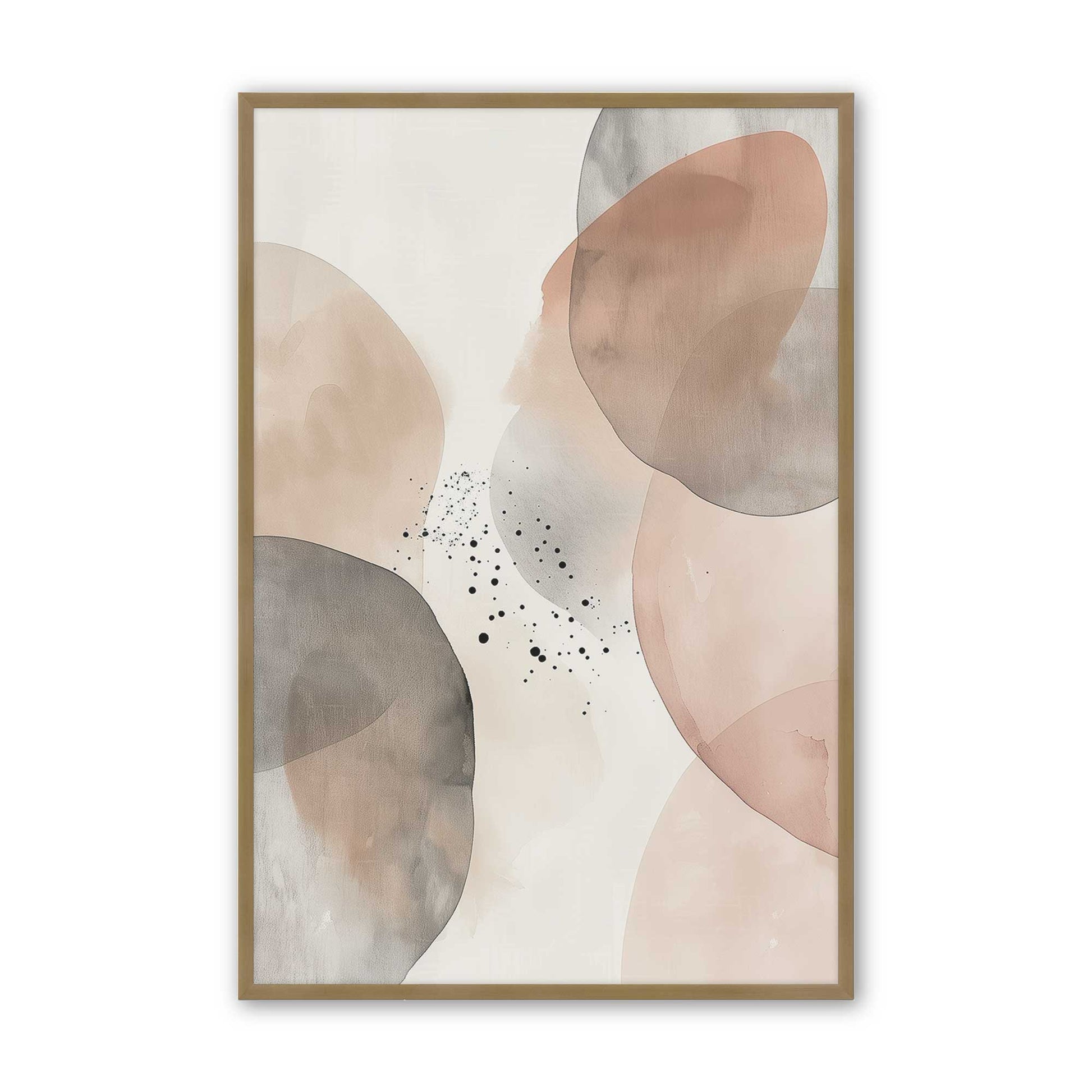 [Color:Brushed Gold], Picture of art in a Brushed Gold frame