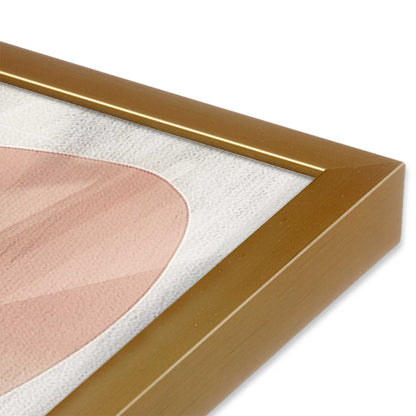 [Color:Polished Gold], Picture of art in a Polished Gold frame at an angle