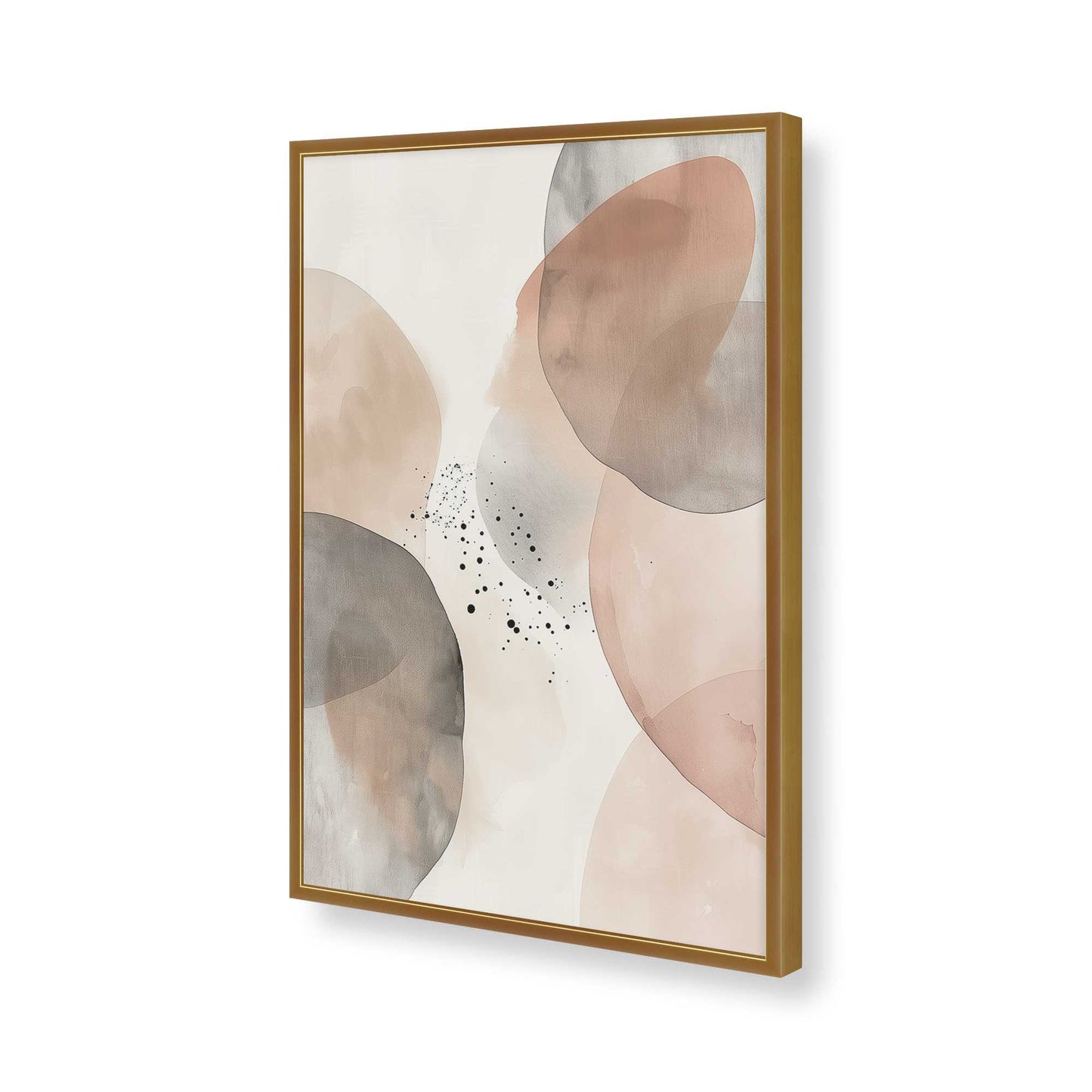 [Color:Polished Gold], Picture of art in a Polished Gold frame of the corner