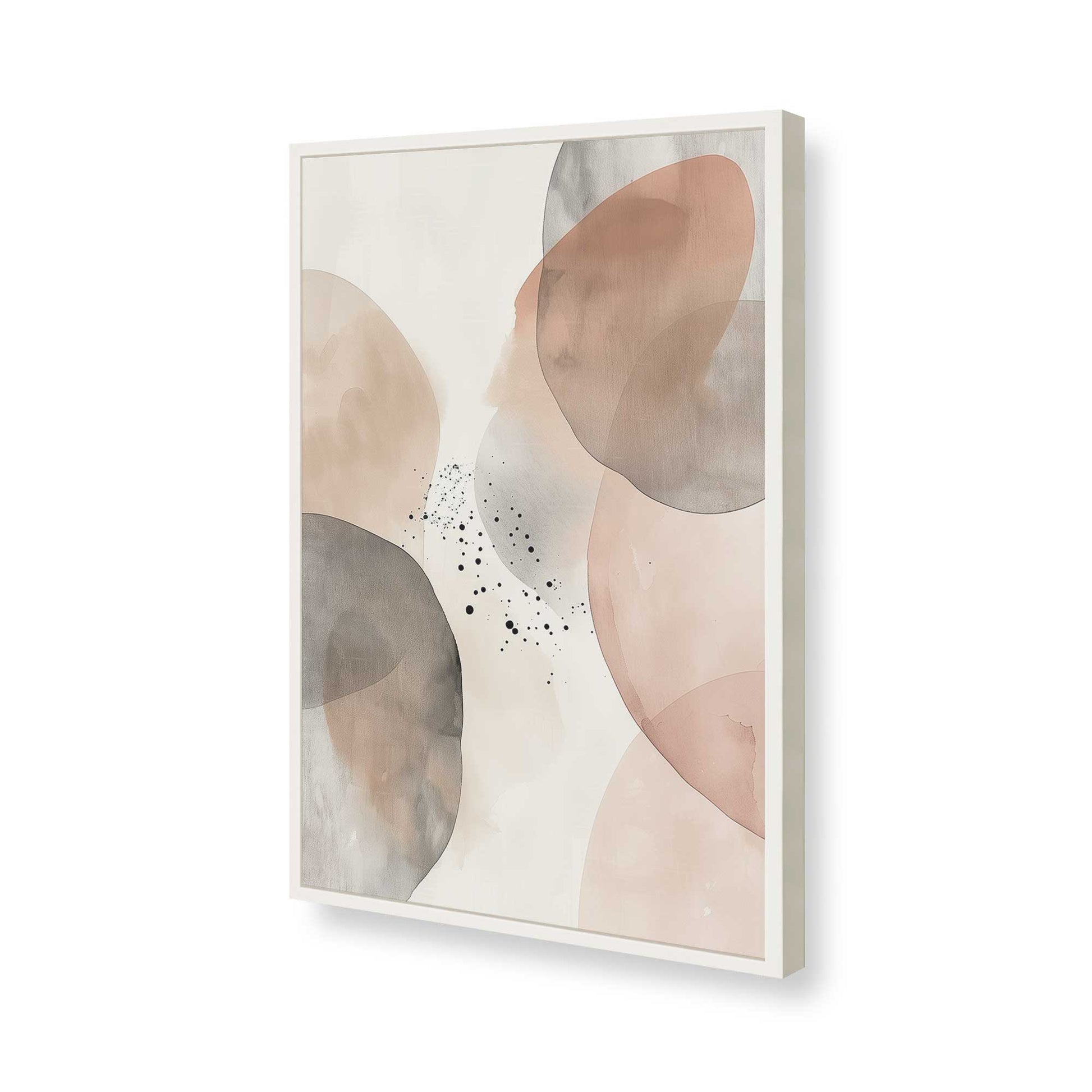 [Color:Opaque White], Picture of art in a Opaque White frame of the corner