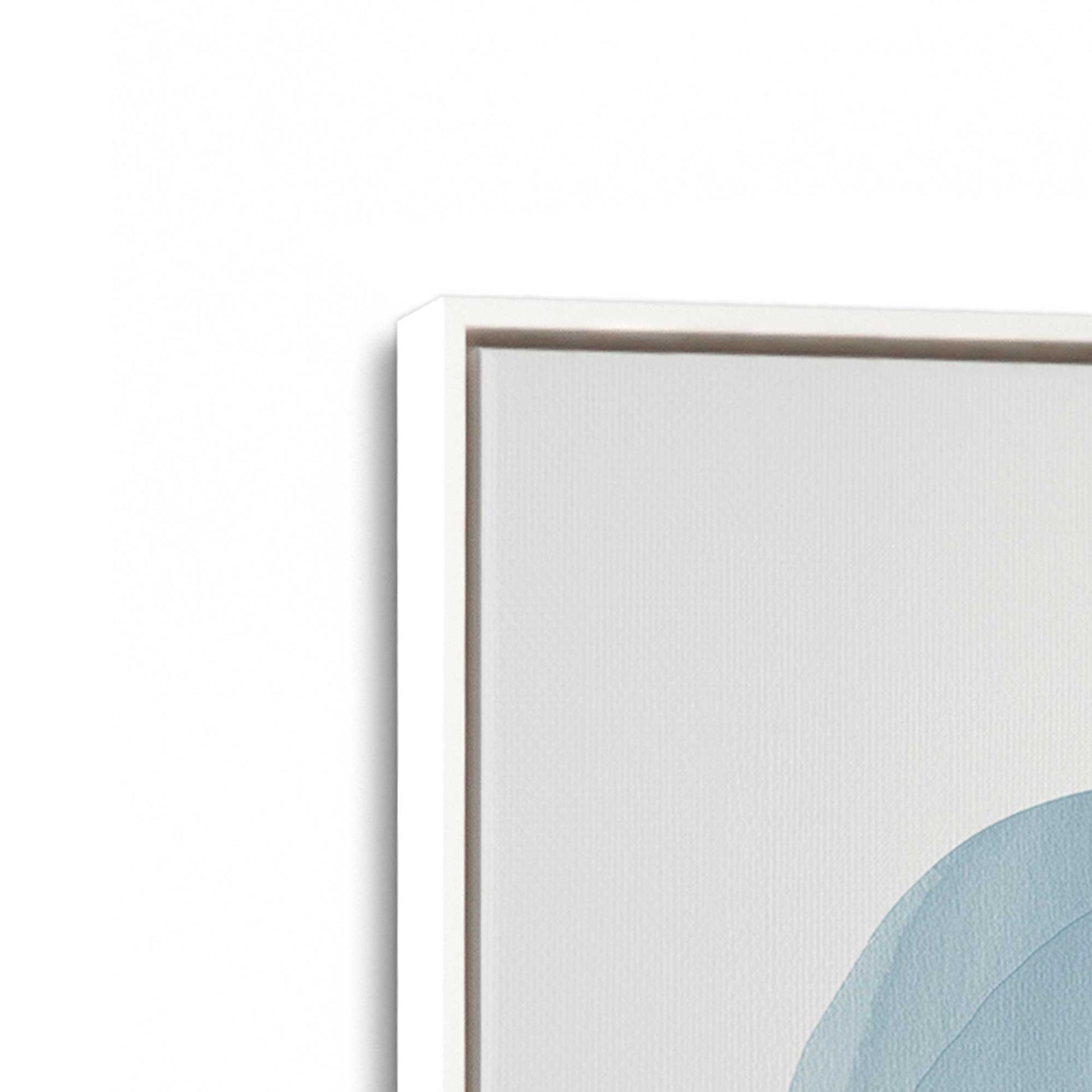 [Color:Opaque White], Picture of art in a White frame at an angle