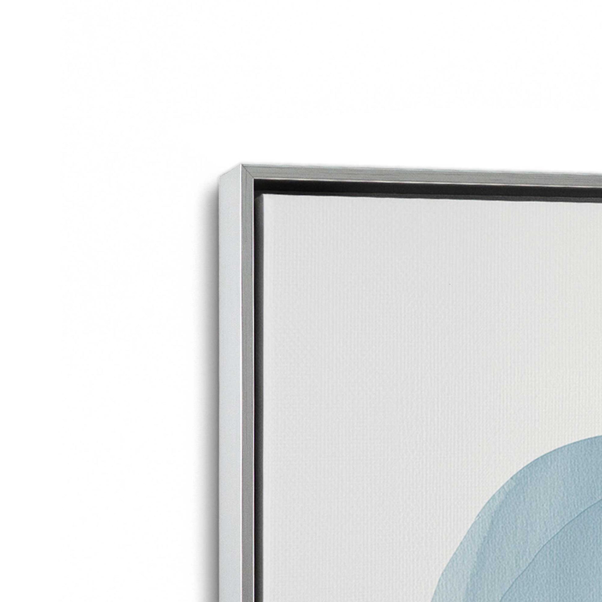 [Color:Polished Chrome], Picture of art in a Polished Chrome frame at an angle