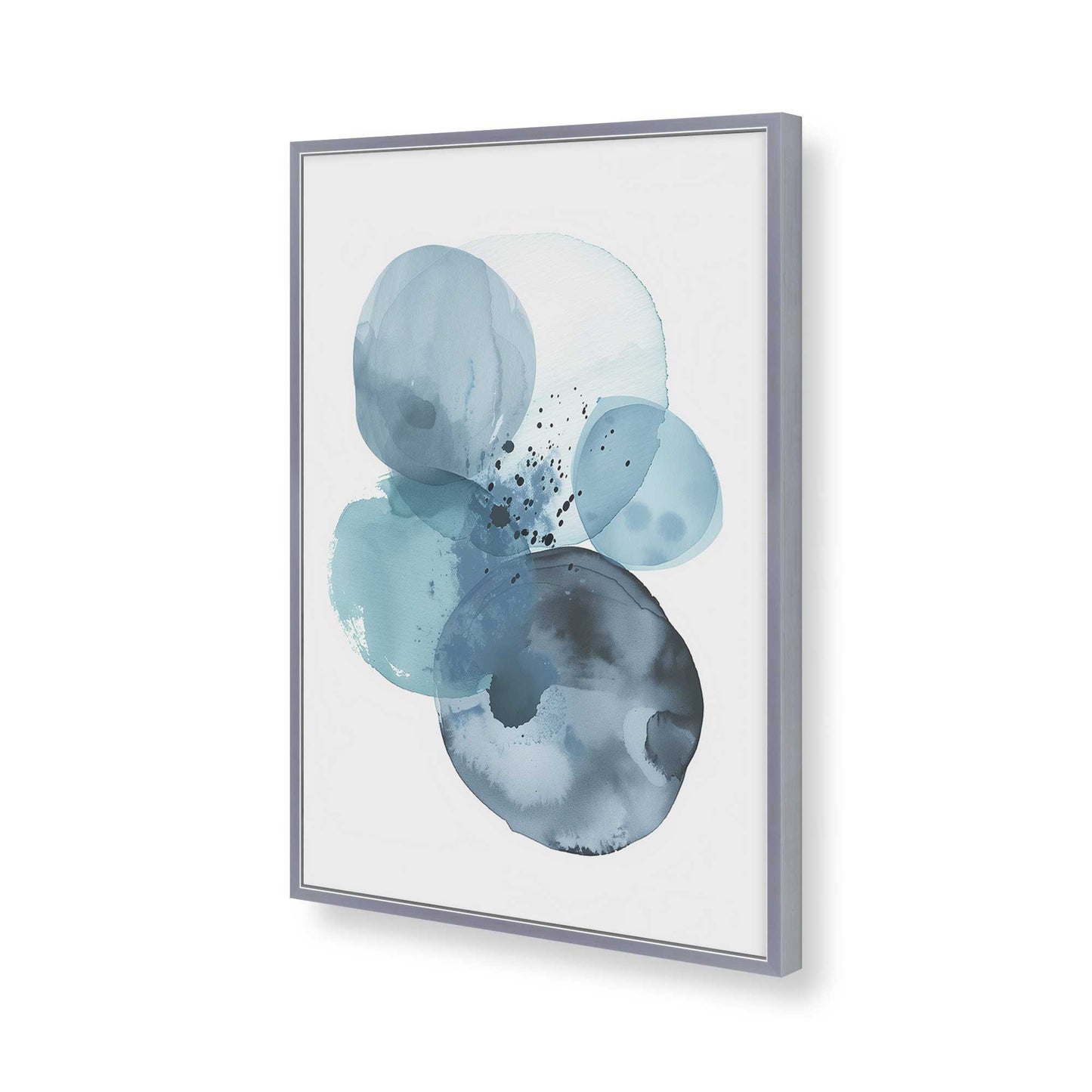 [Color:Polished Chrome], Picture of art in a Polished Chrome frame of the corner