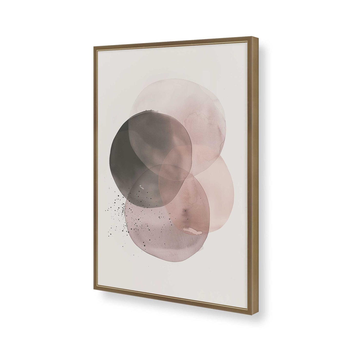 [Color:Brushed Gold], Picture of art in a Brushed Gold frame of the corner