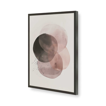 [Color:Satin Black], Picture of art in a Satin Black frame of the corner