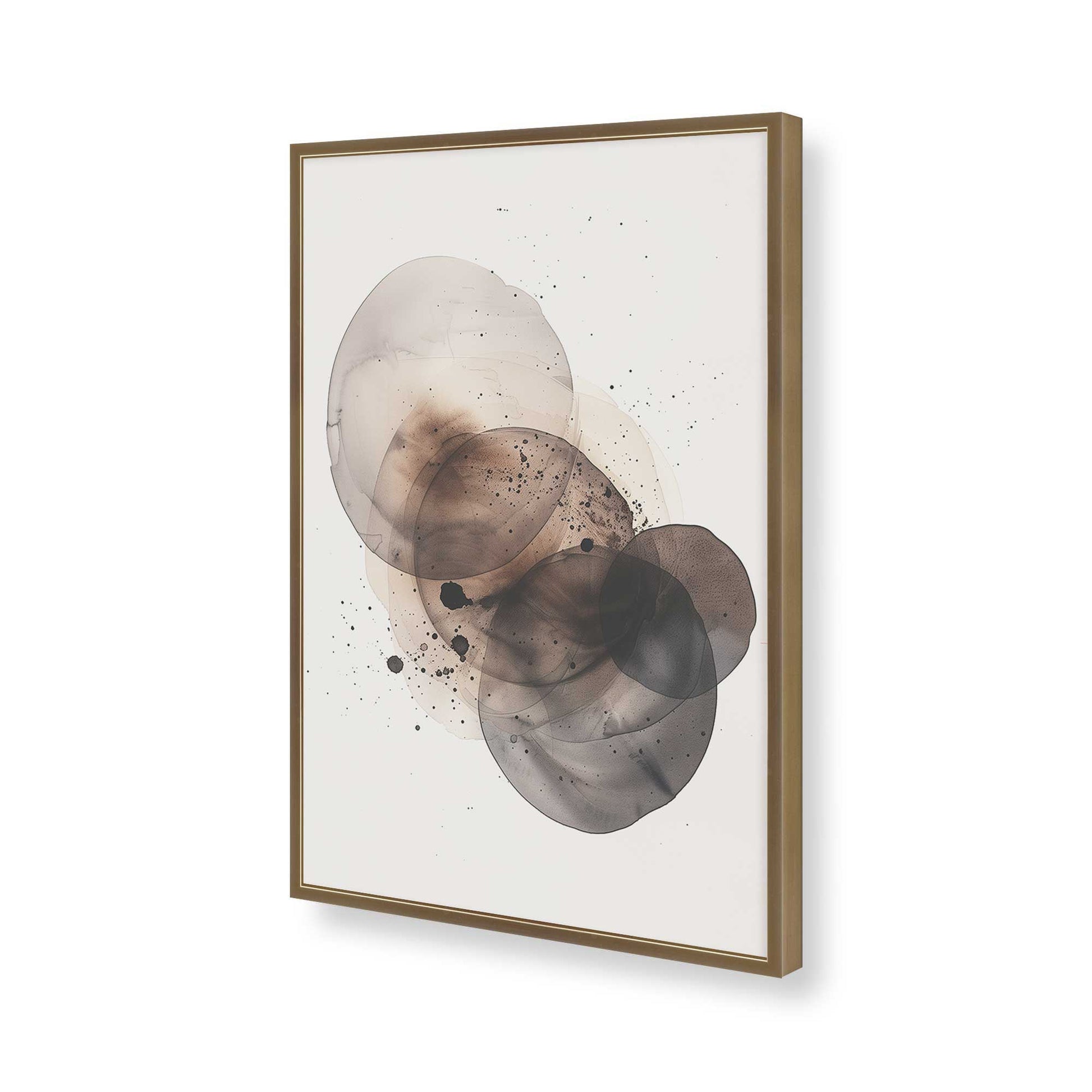 [Color:Brushed Gold], Picture of art in a Brushed Gold frame of the corner