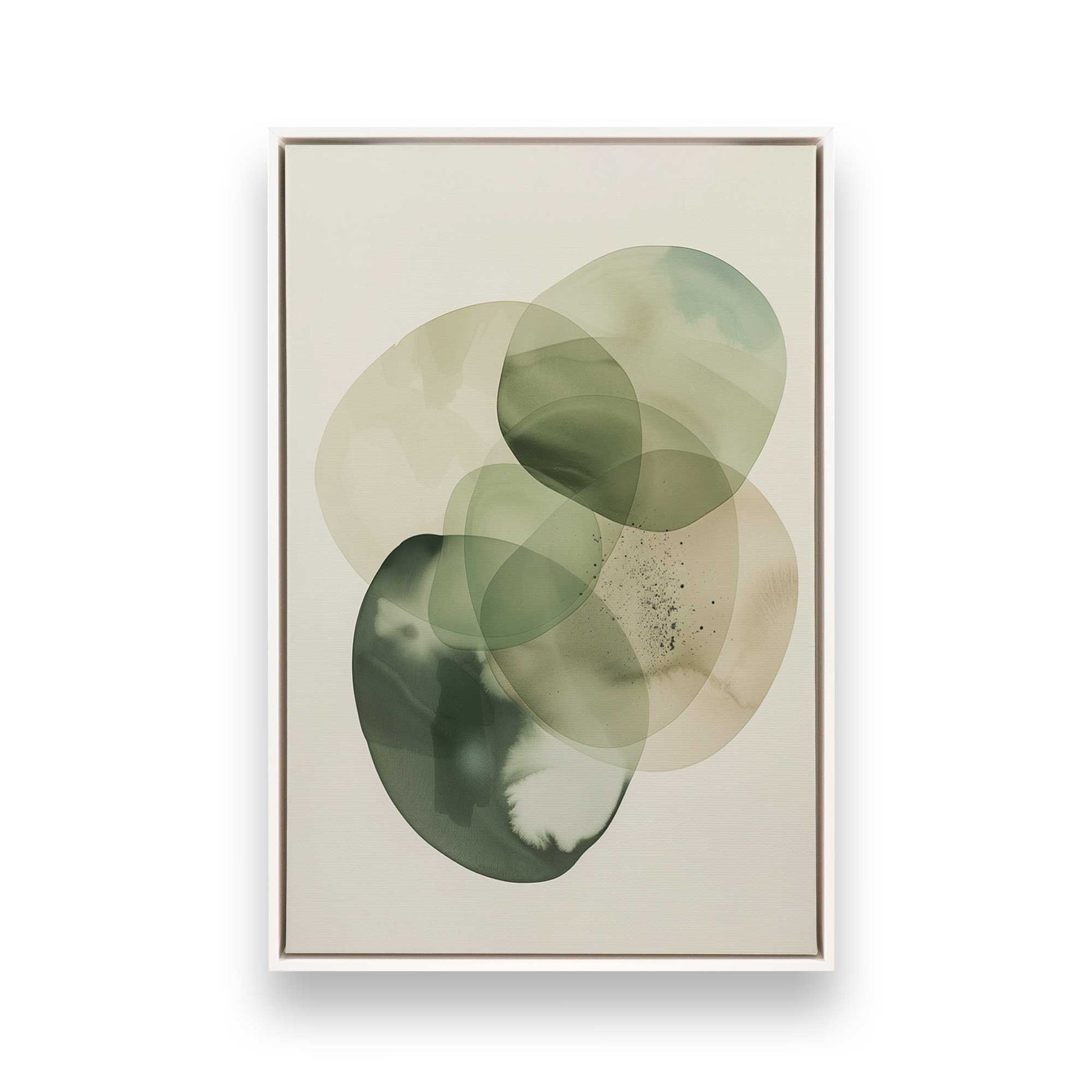 [Color:Opaque White], Picture of art in a White frame