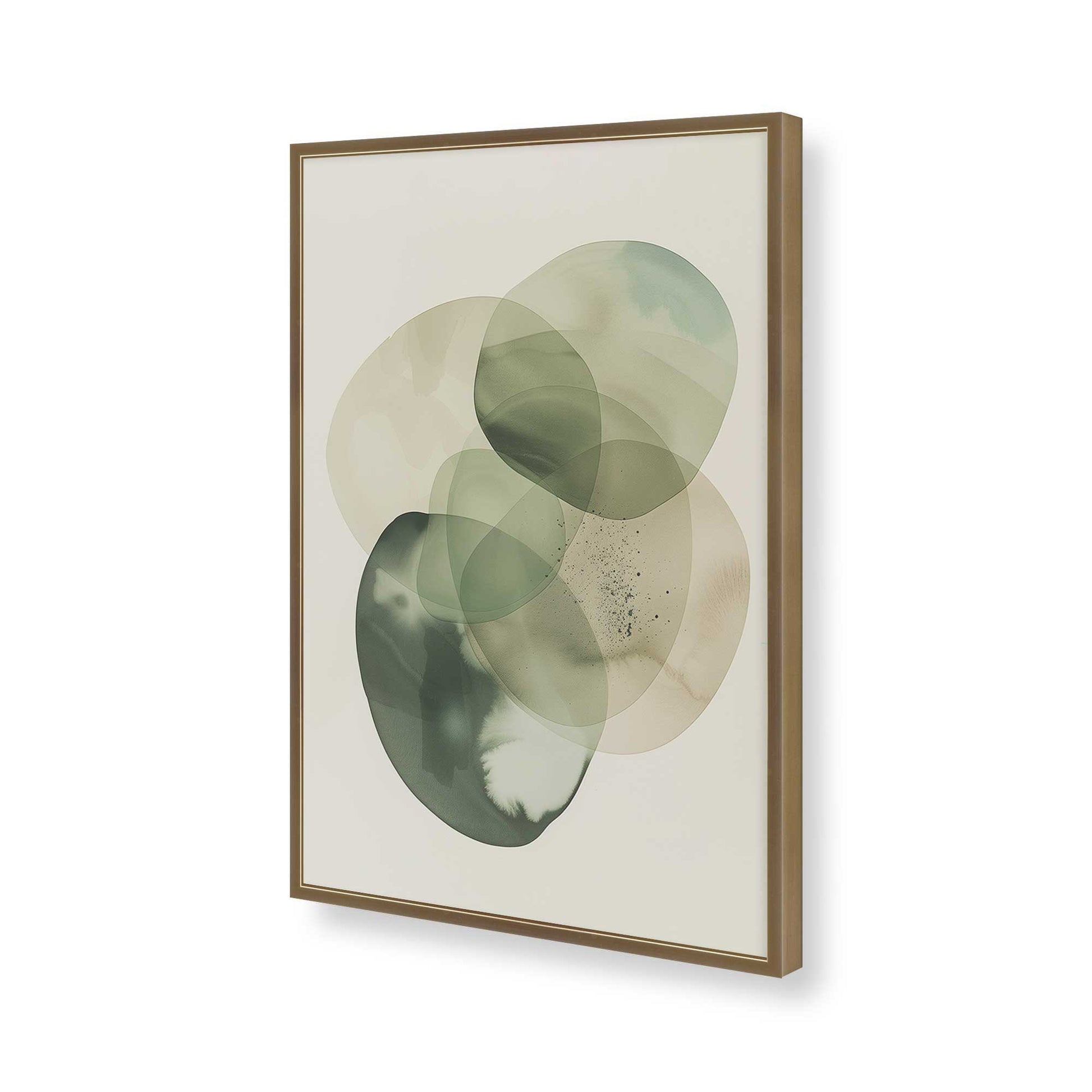 [Color:Brushed Gold], Picture of art in a Brushed Gold frame of the corner