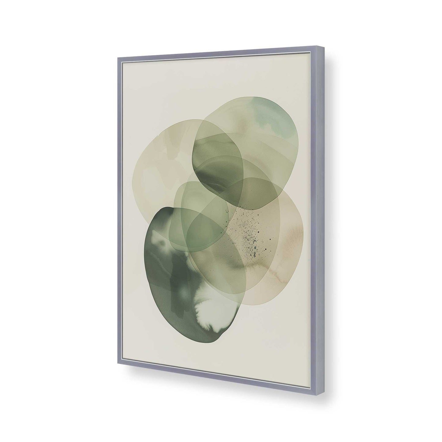 [Color:Polished Chrome], Picture of art in a Polished Chrome frame of the corner