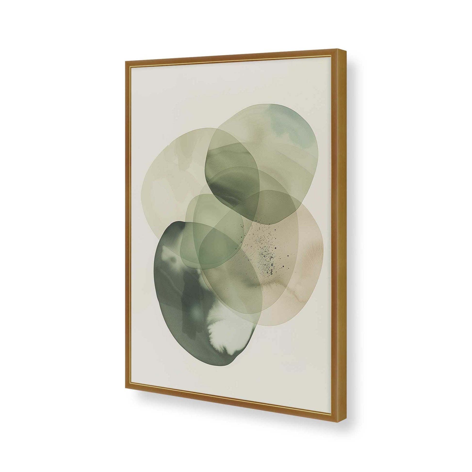 [Color:Polished Gold], Picture of art in a Polished Gold frame of the corner