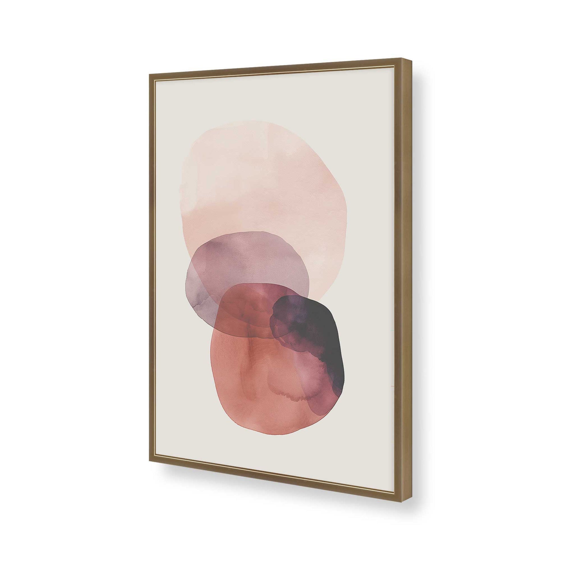 [Color:Brushed Gold], Picture of art in a Brushed Gold frame of the corner