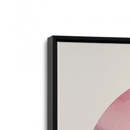 [Color:Satin Black], Picture of art in a Satin Black frame at an angle