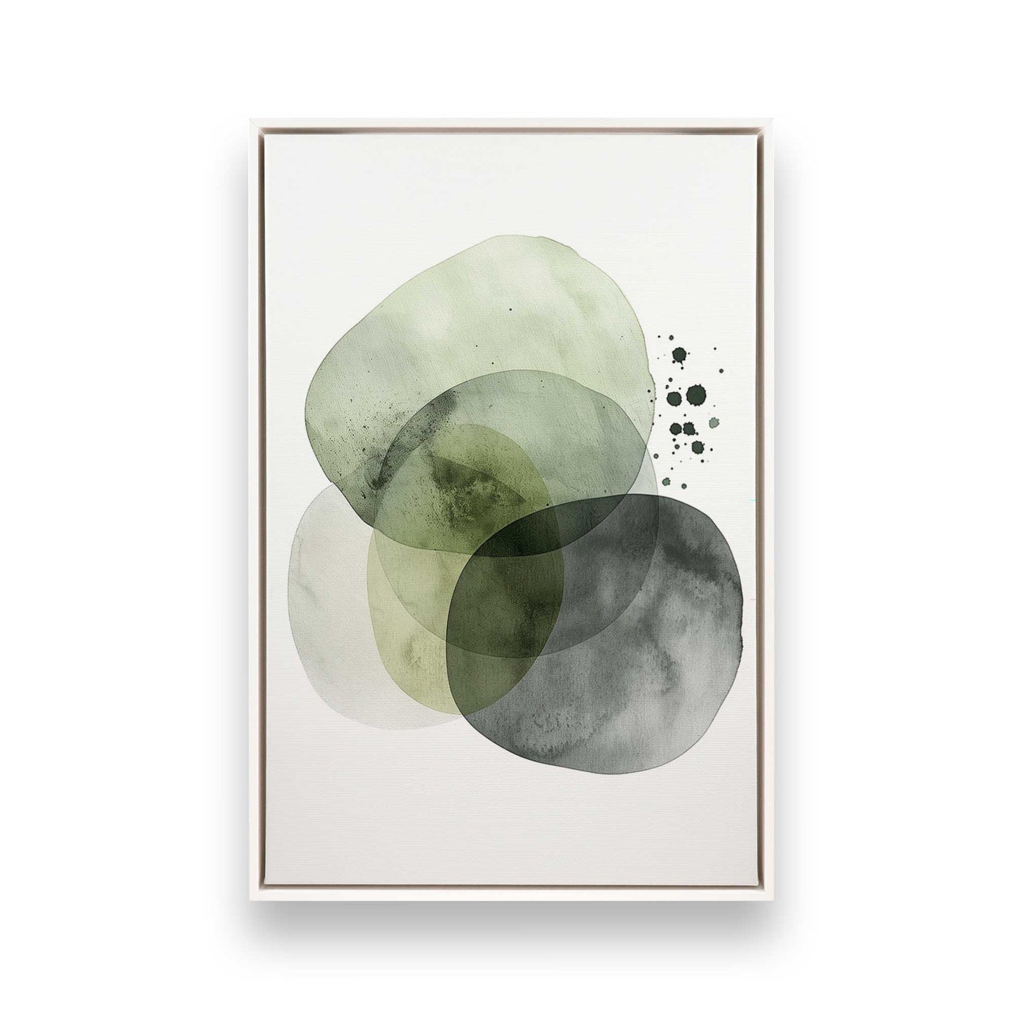 [Color:Opaque White], Picture of art in a White frame