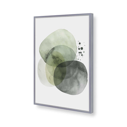 [Color:Polished Chrome], Picture of art in a Polished Chrome frame of the corner