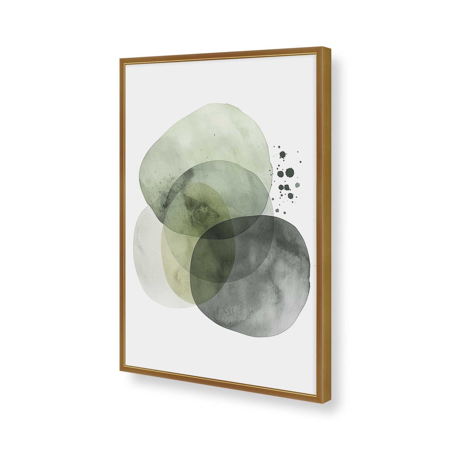 [Color:Polished Gold], Picture of art in a Polished Gold frame of the corner