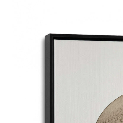 [Color:Satin Black], Picture of art in a Satin Black frame at an angle