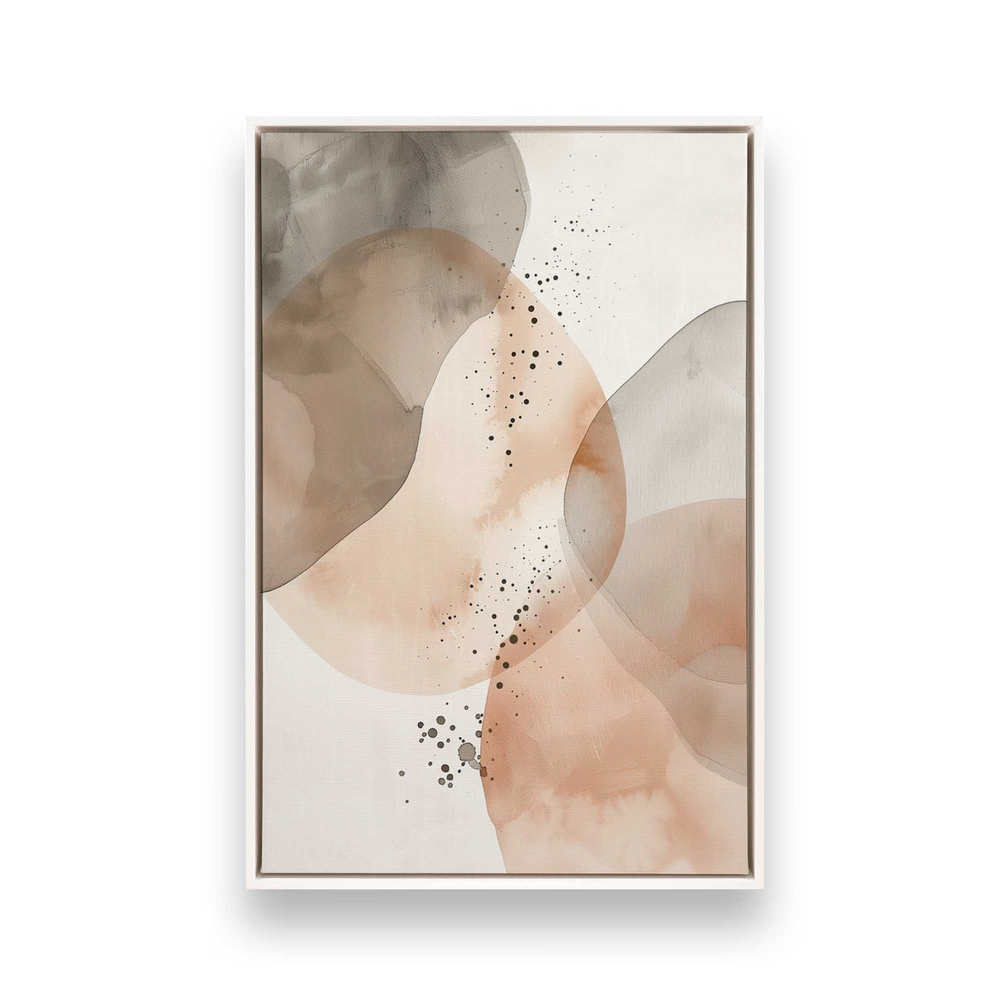 [Color:Opaque White], Picture of art in a White frame