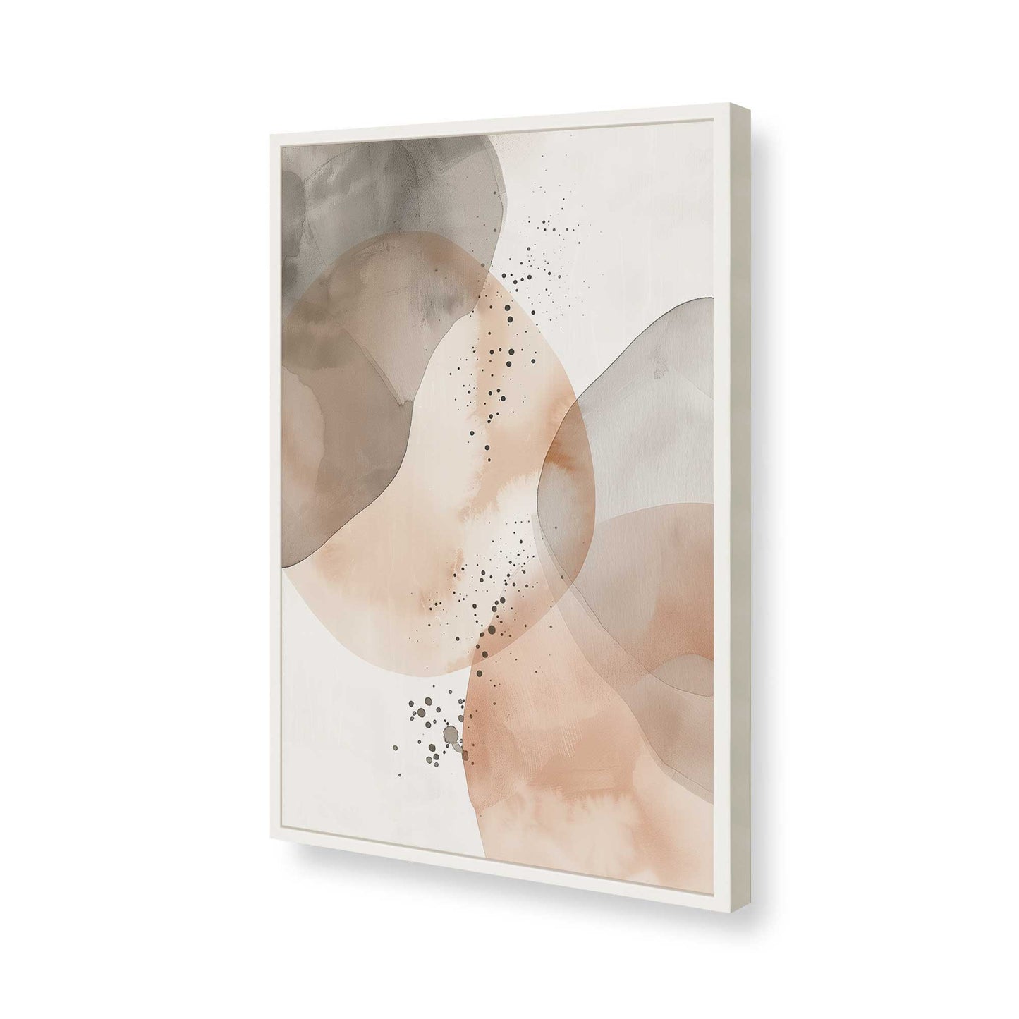 [Color:Opaque White], Picture of art in a Opaque White frame of the corner