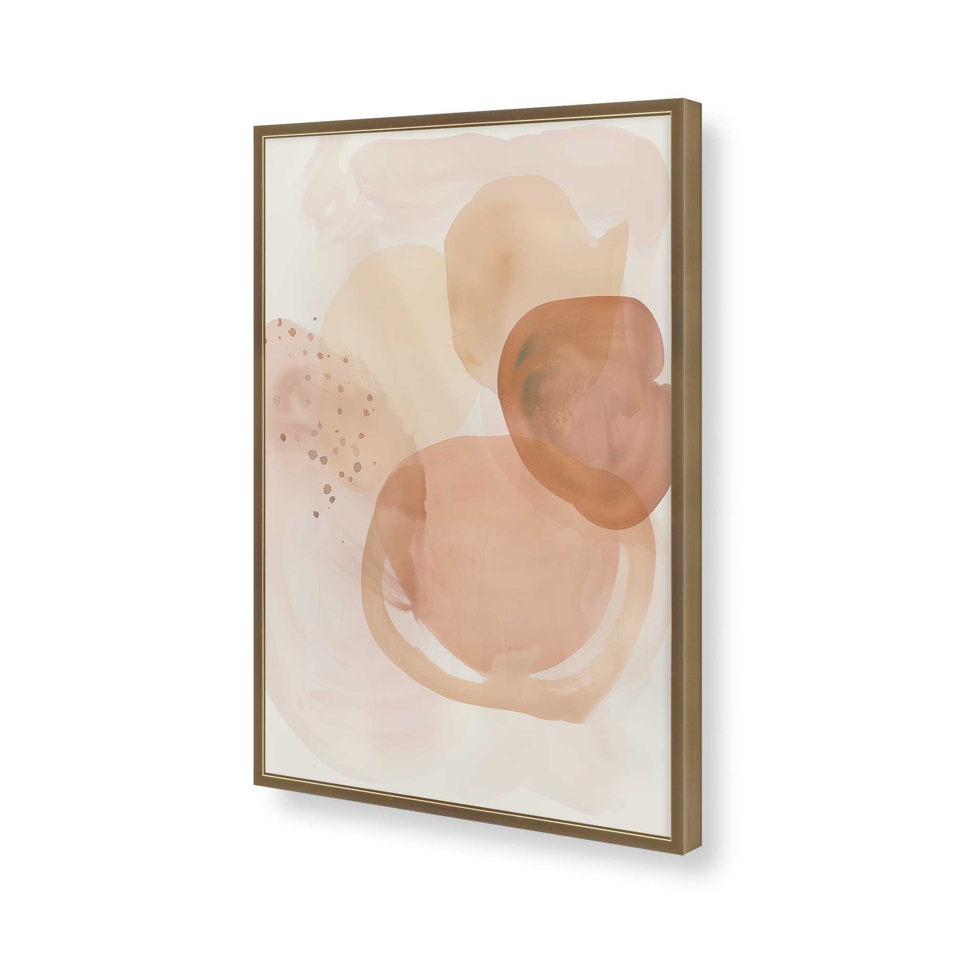 [Color:Brushed Gold], Picture of art in a Brushed Gold frame of the corner