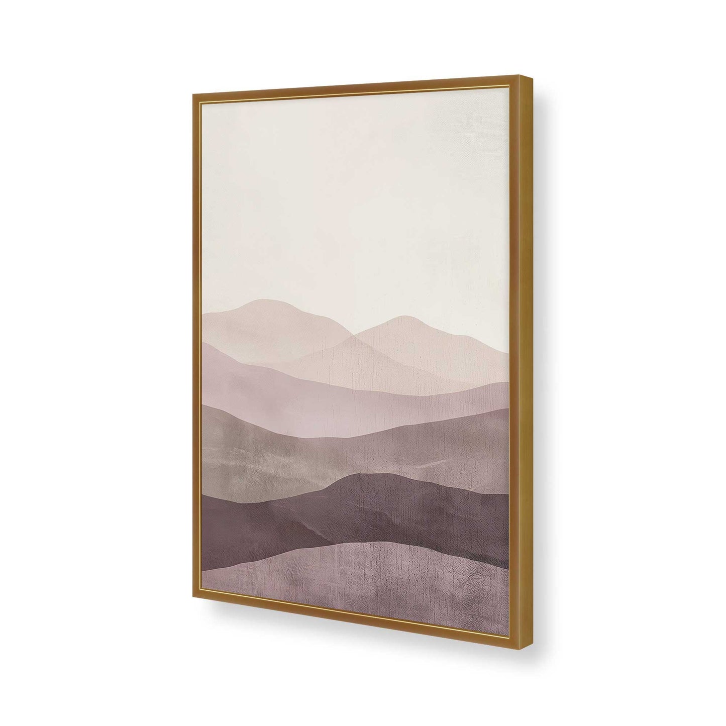 [Color:Polished Gold], Picture of art in a Polished Gold frame of the corner