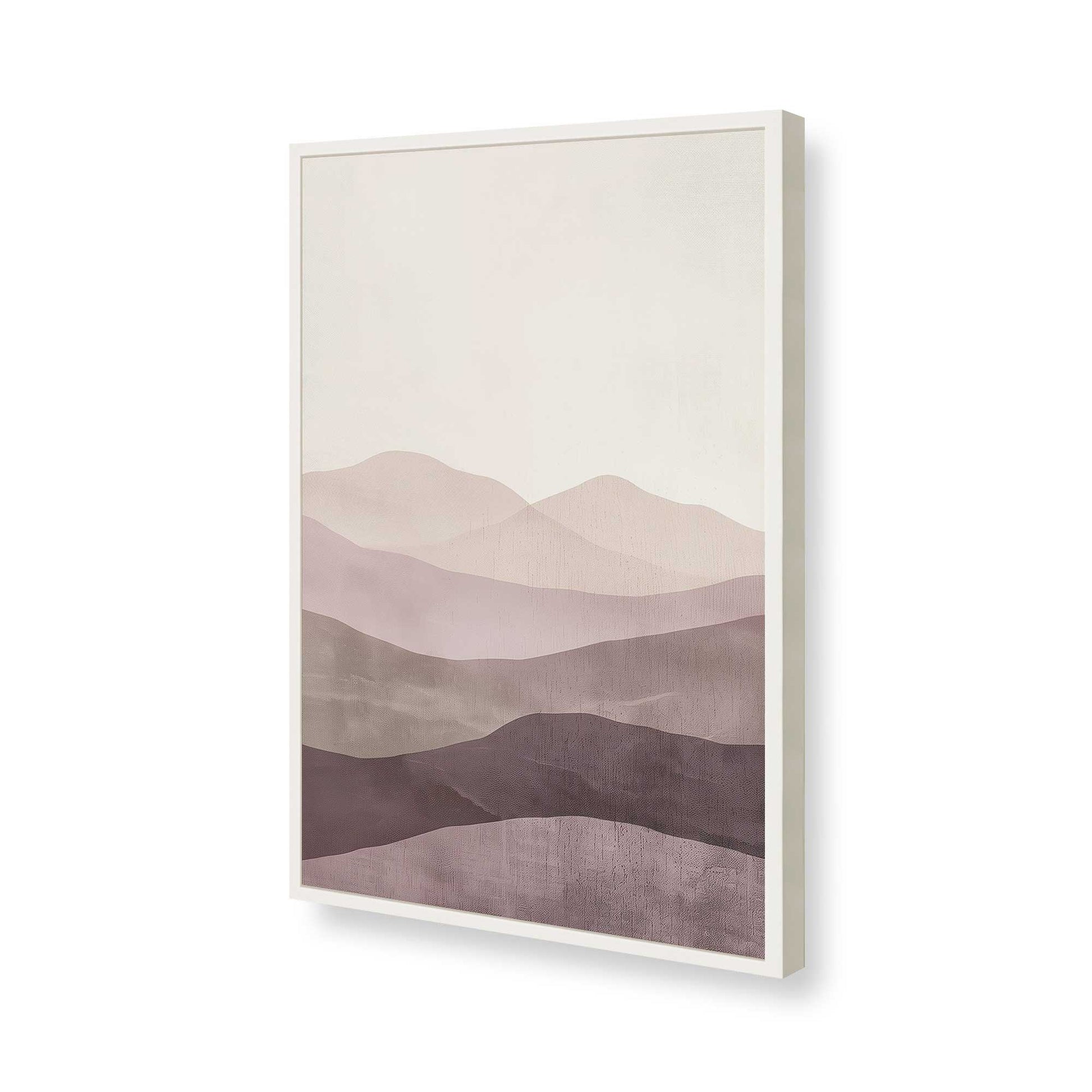 [Color:Opaque White], Picture of art in a Opaque White frame of the corner