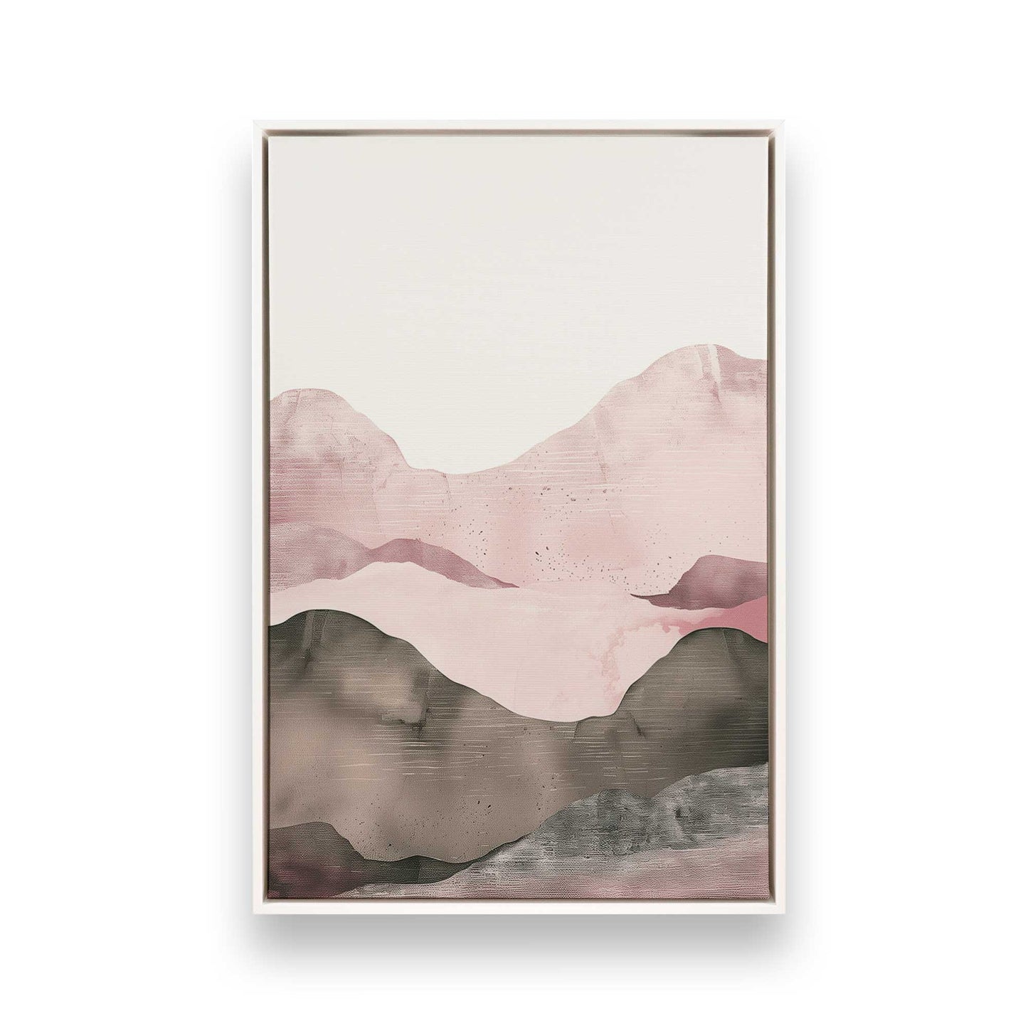 [Color:Opaque White], Picture of art in a White frame