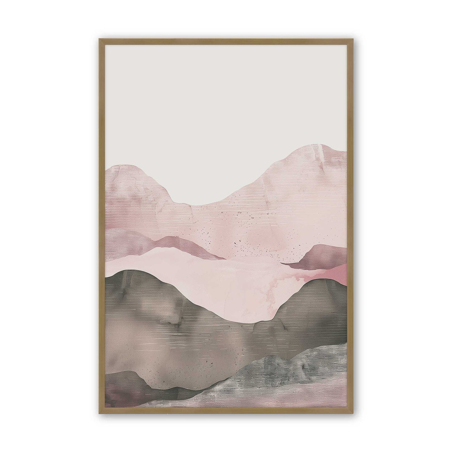 [Color:Brushed Gold], Picture of art in a Brushed Gold frame