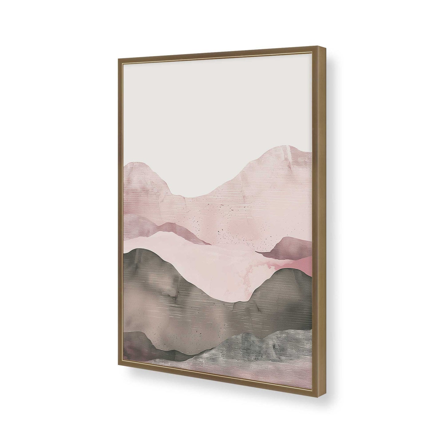 [Color:Brushed Gold], Picture of art in a Brushed Gold frame of the corner