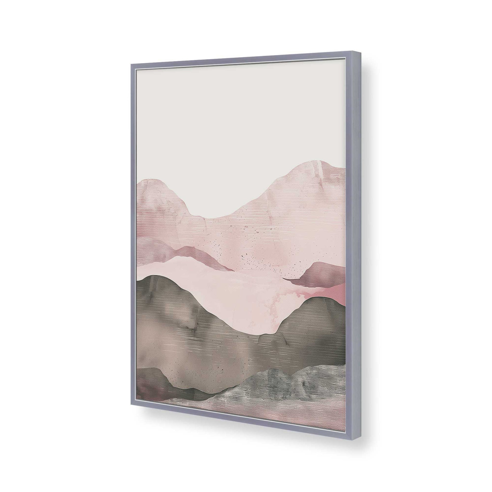 [Color:Polished Chrome], Picture of art in a Polished Chrome frame of the corner