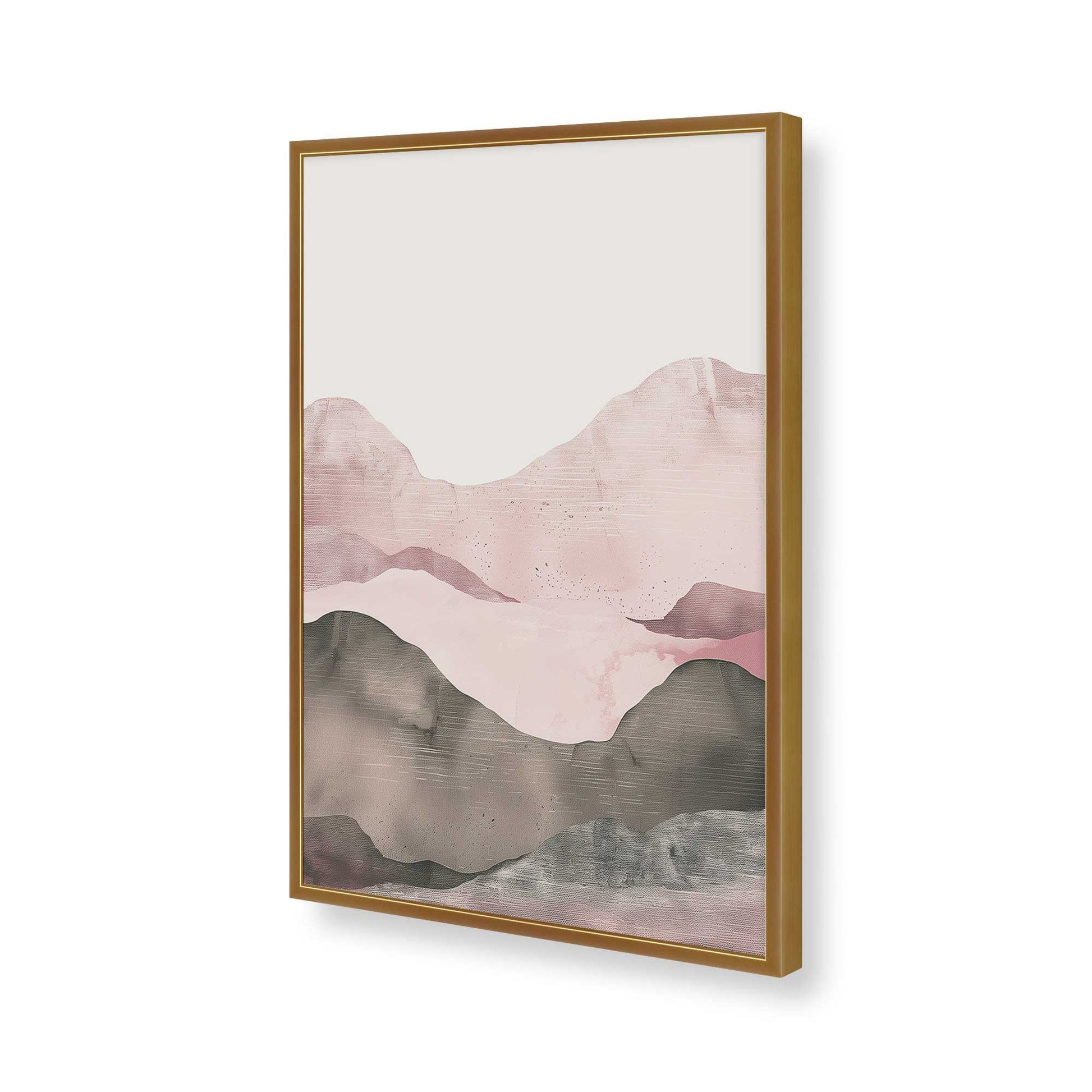 [Color:Polished Gold], Picture of art in a Polished Gold frame of the corner