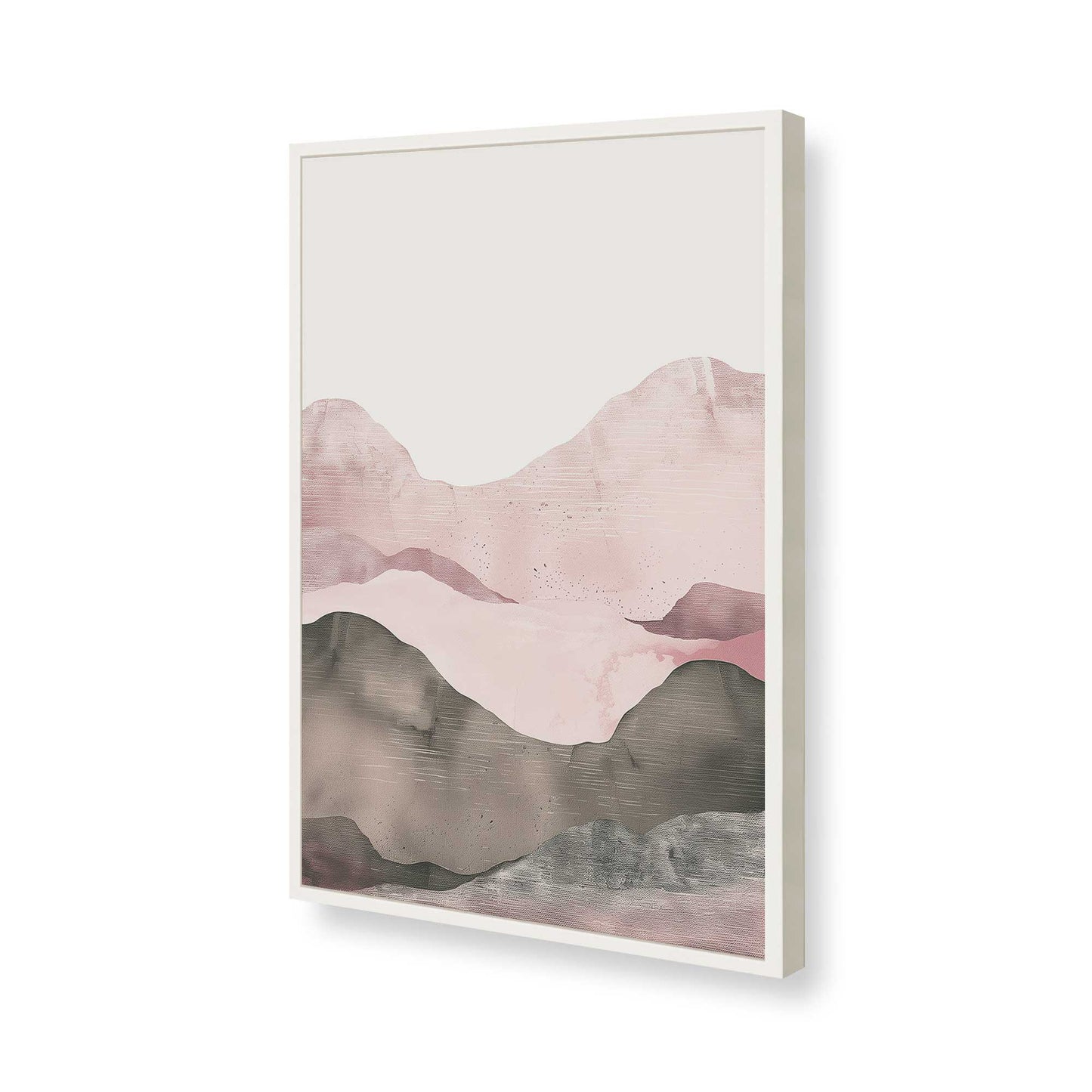 [Color:Opaque White], Picture of art in a Opaque White frame of the corner