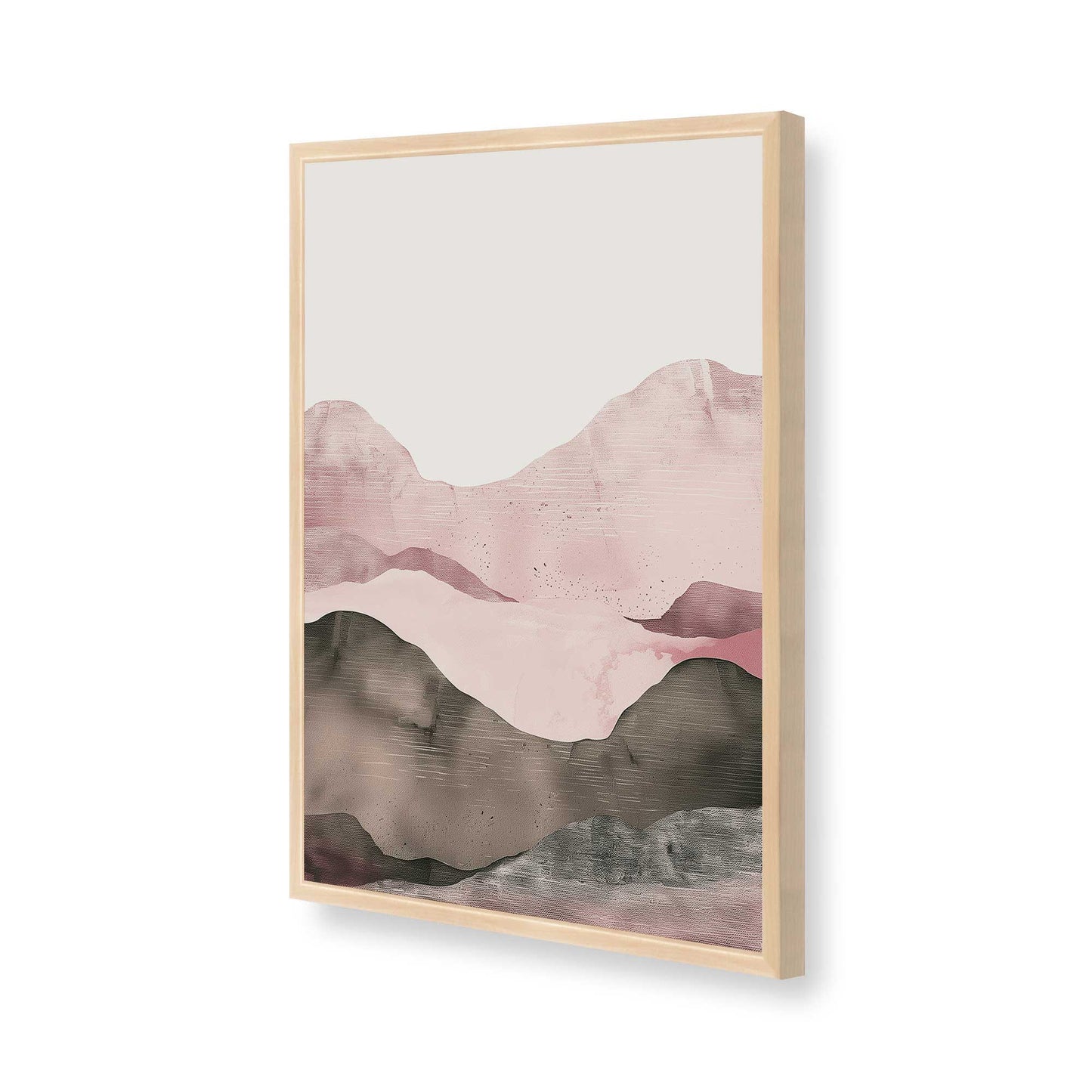 [Color:Raw Maple], Picture of art in a Raw Maple frame of the corner