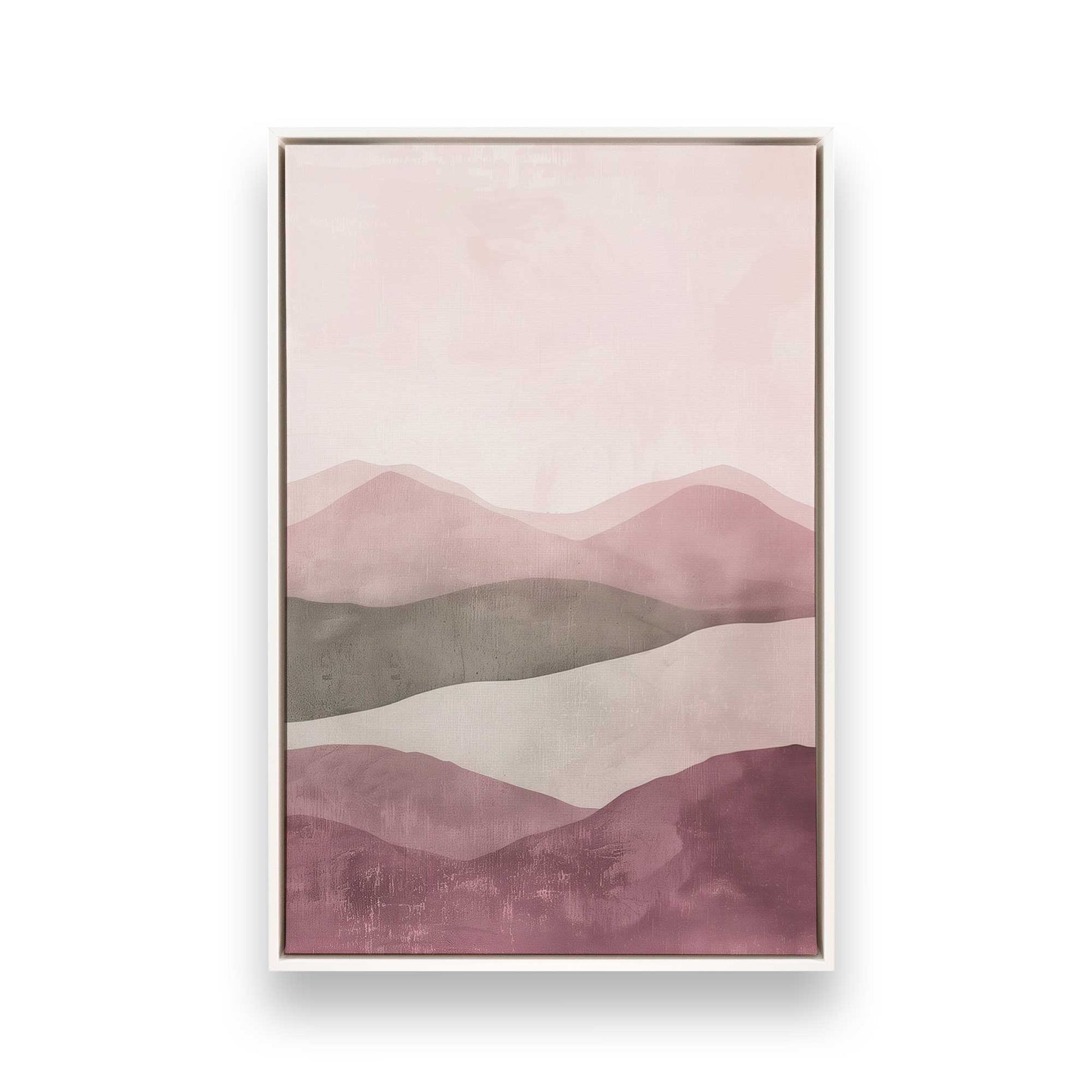 [Color:Opaque White], Picture of art in a White frame