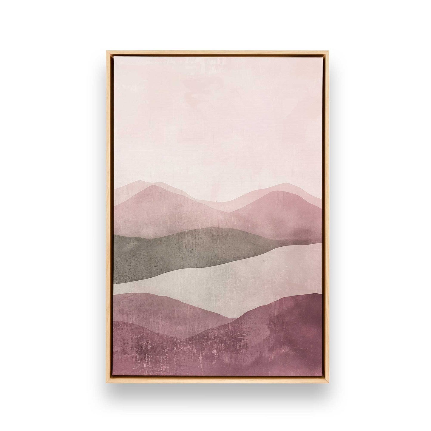 [Color:American Maple], Picture of art in a American Maple frame