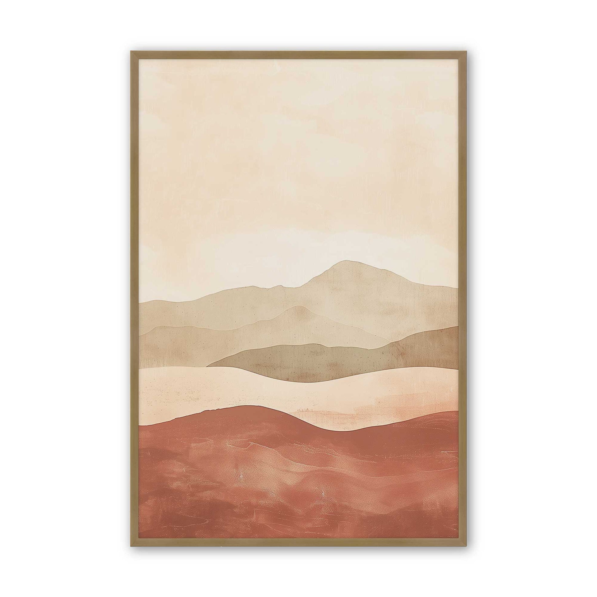 [Color:Brushed Gold], Picture of art in a Brushed Gold frame
