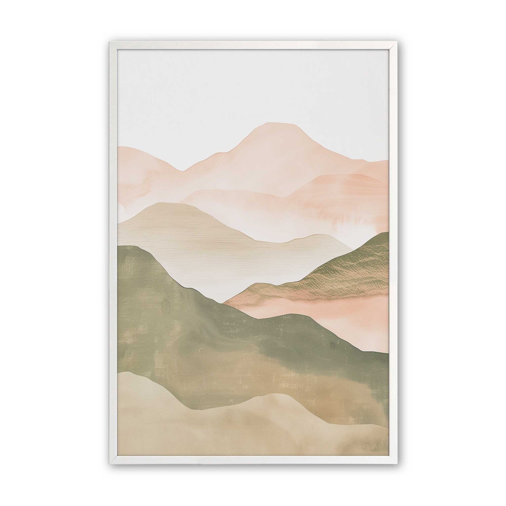 [Color:Opaque White], Picture of art in a Opaque White frame