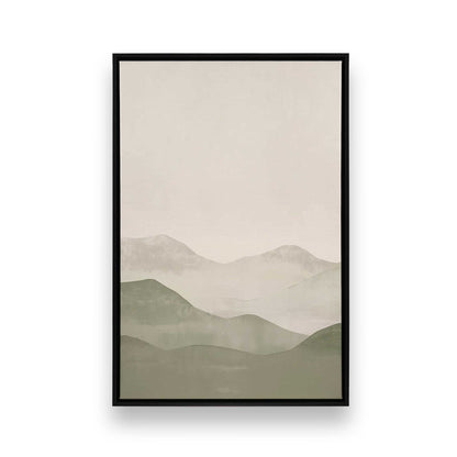 [Color:Satin Black], Picture of art in a Satin Black frame