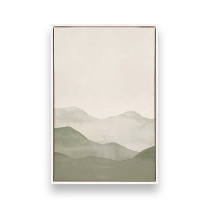 [Color:Opaque White], Picture of art in a White frame