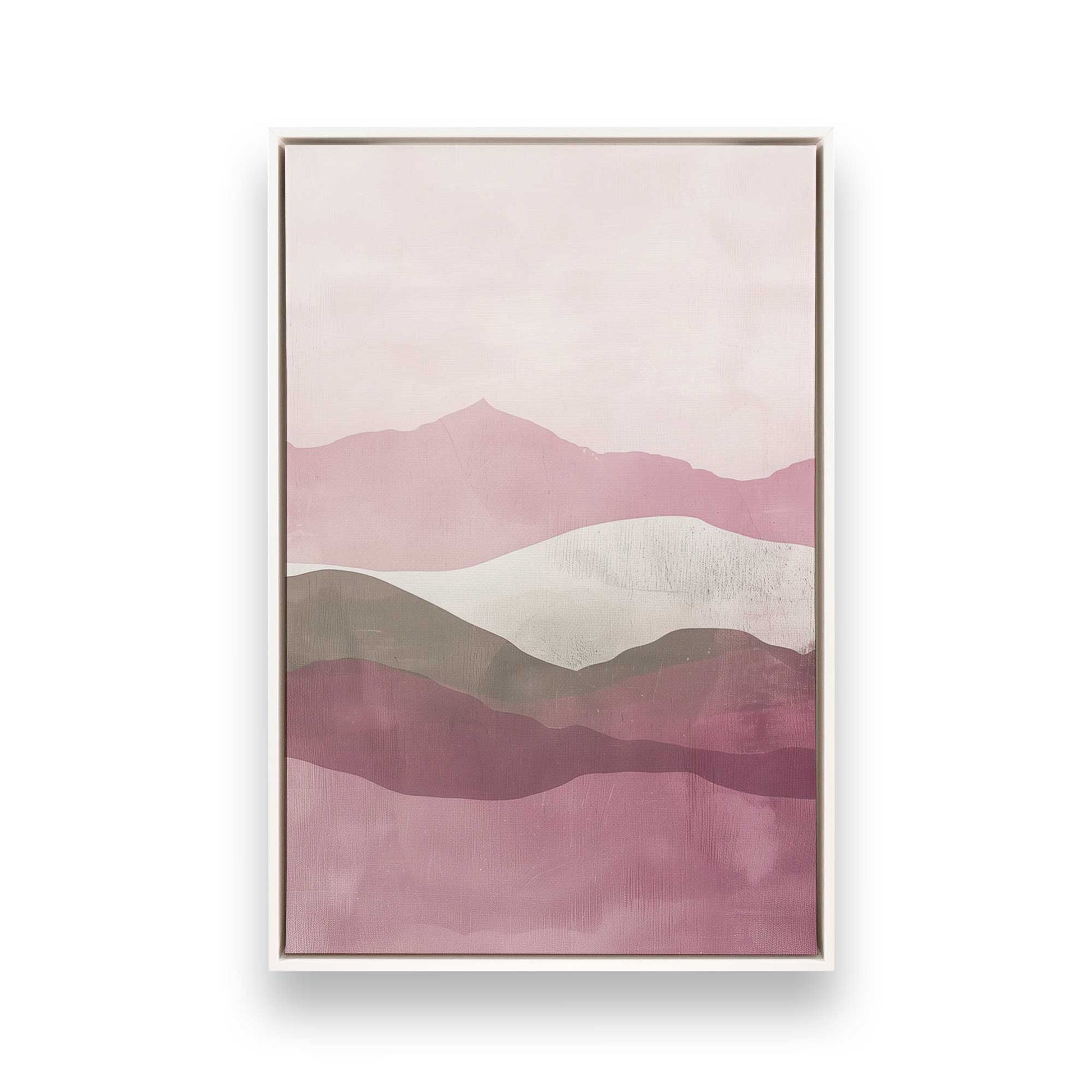 [Color:Opaque White], Picture of art in a White frame