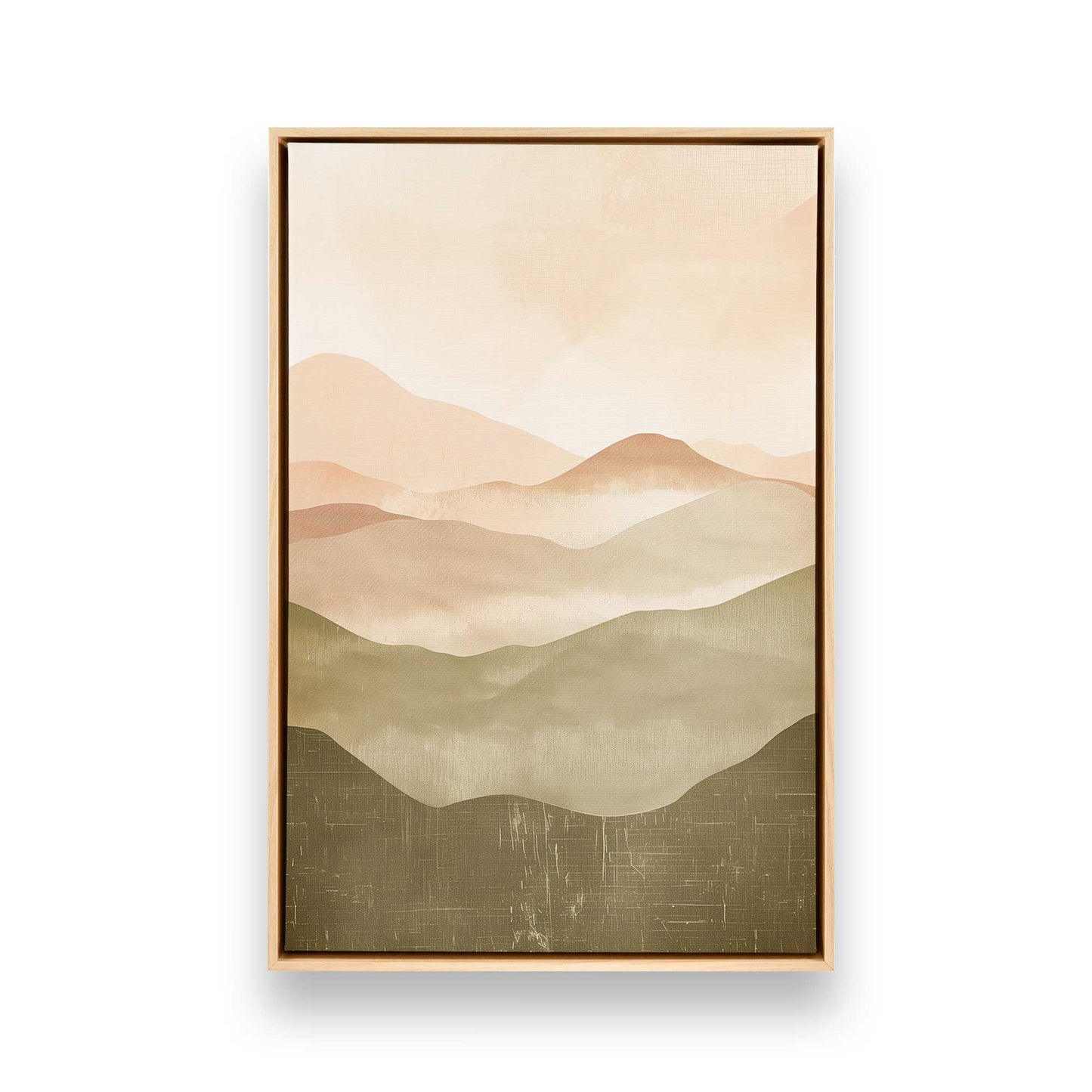 [Color:American Maple], Picture of art in a American Maple frame