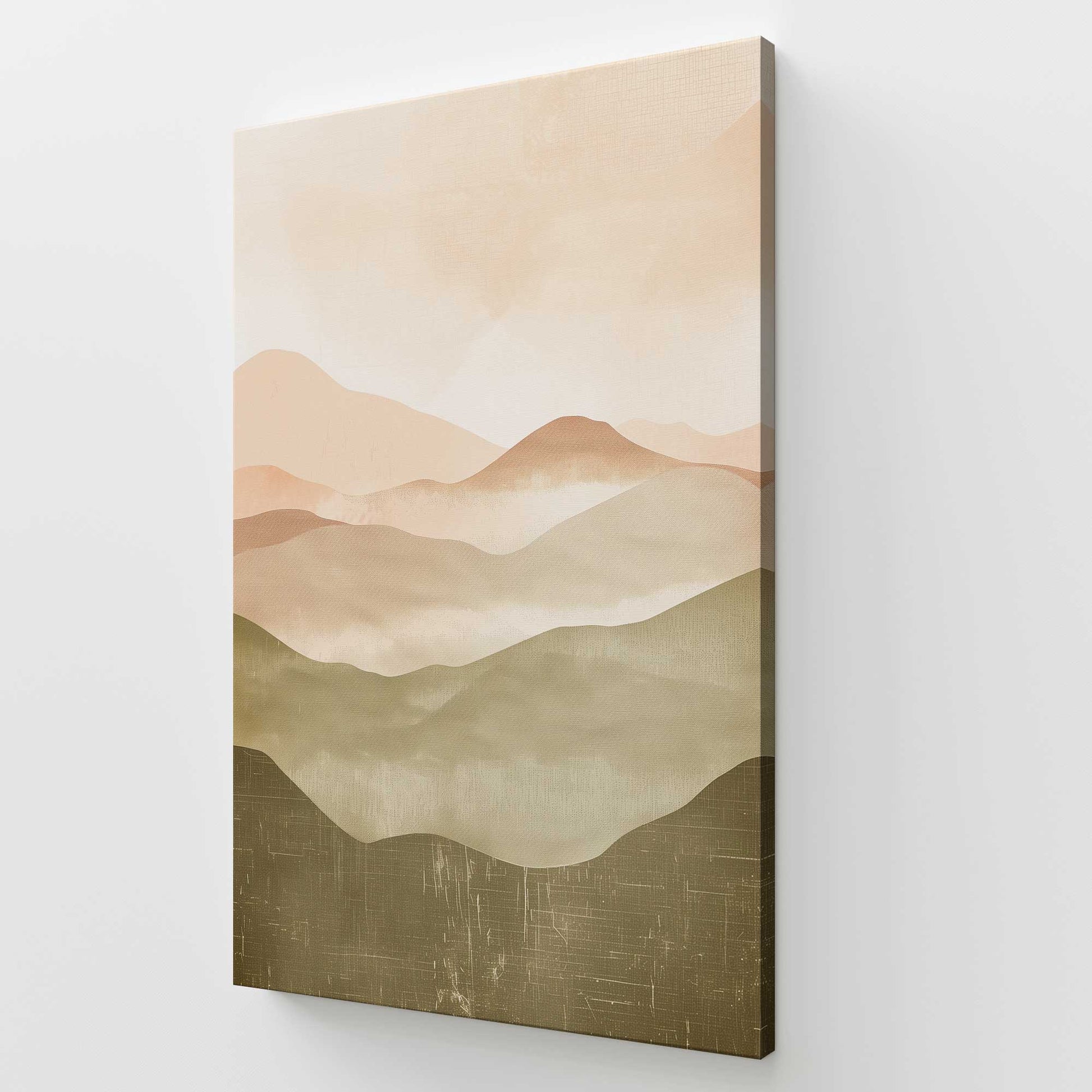 [Color:Stretched Canvas], Picture of art at an angle
