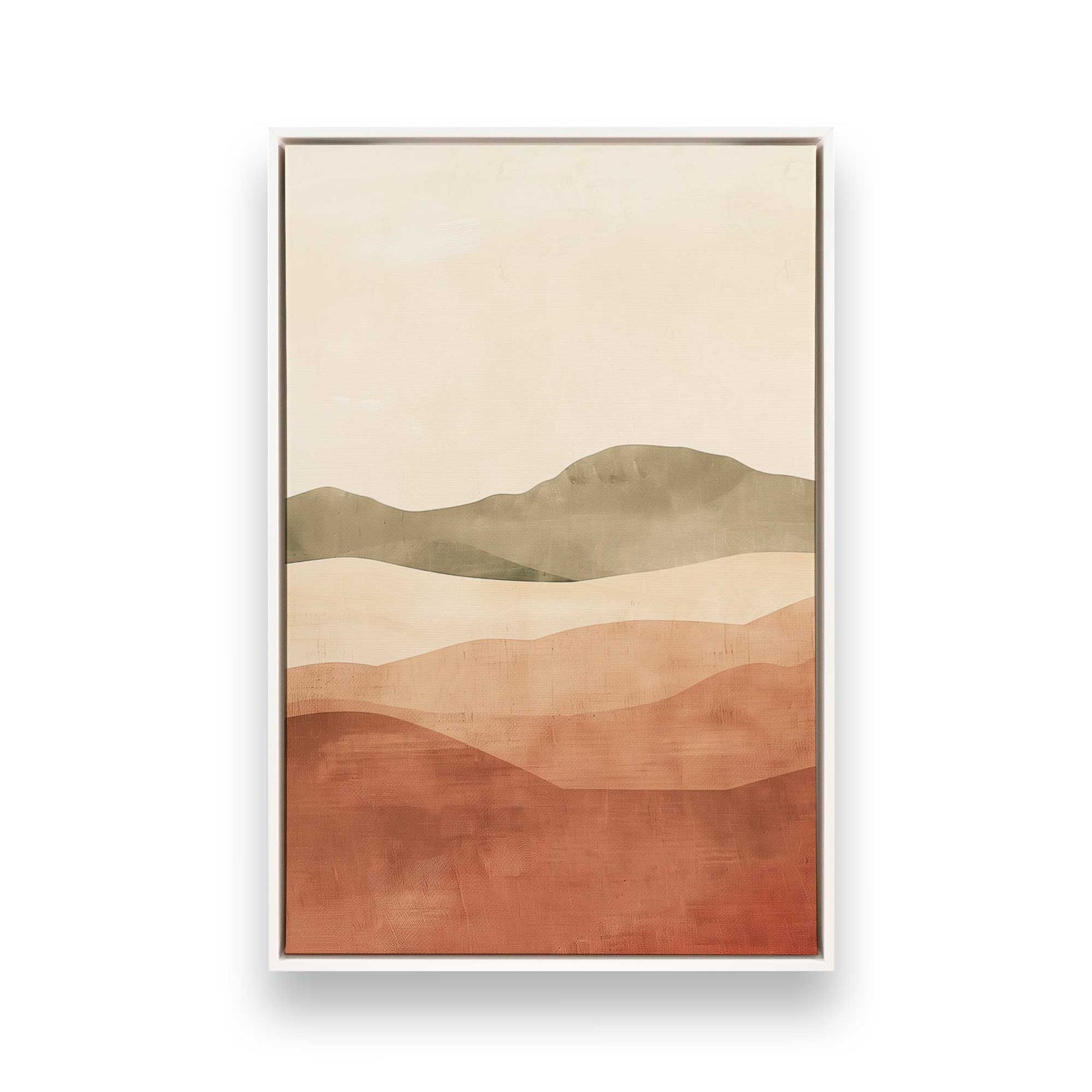 [Color:Opaque White], Picture of art in a White frame