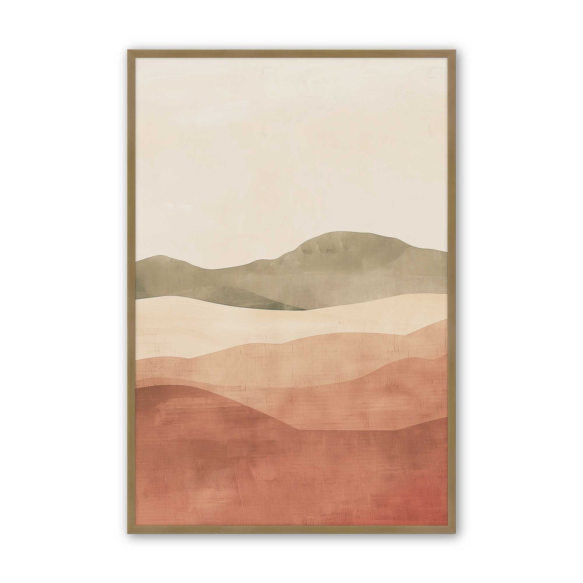 [Color:Brushed Gold], Picture of art in a Brushed Gold frame