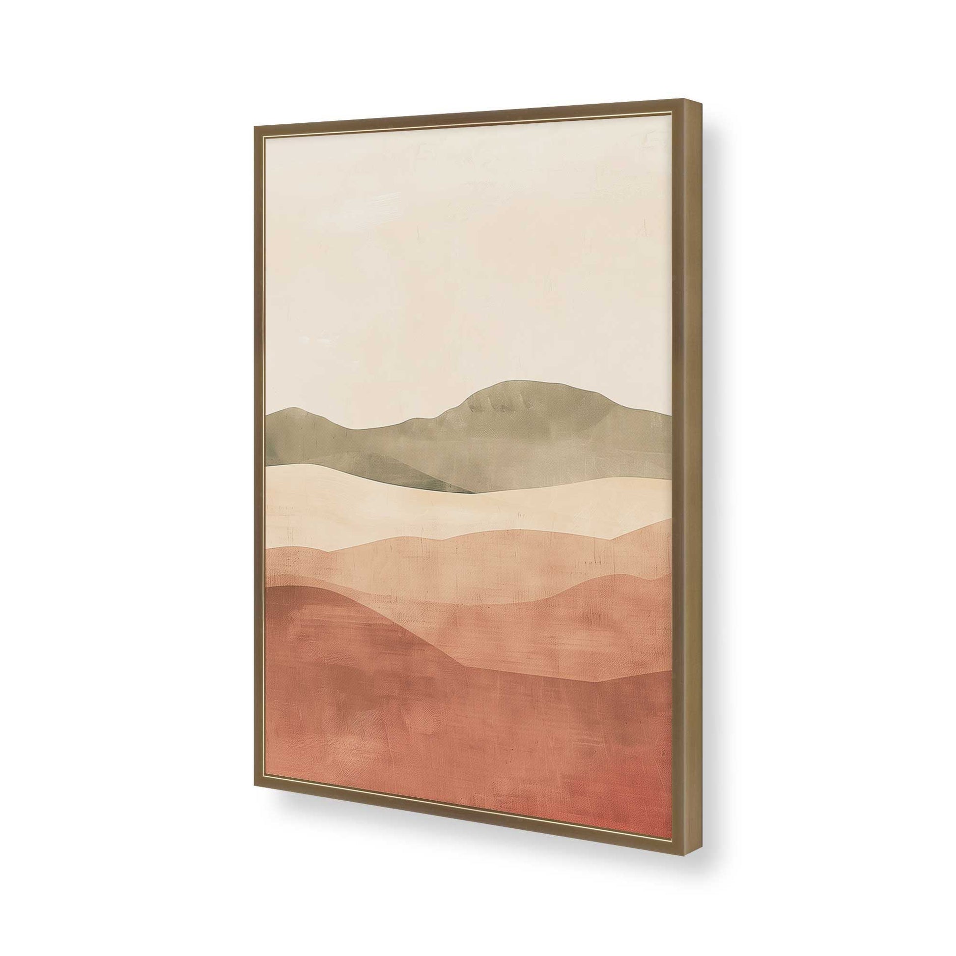 [Color:Brushed Gold], Picture of art in a Brushed Gold frame of the corner