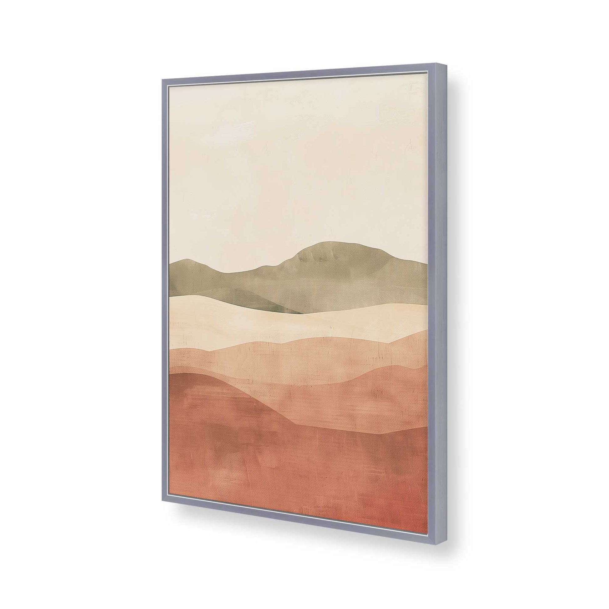 [Color:Polished Chrome], Picture of art in a Polished Chrome frame of the corner